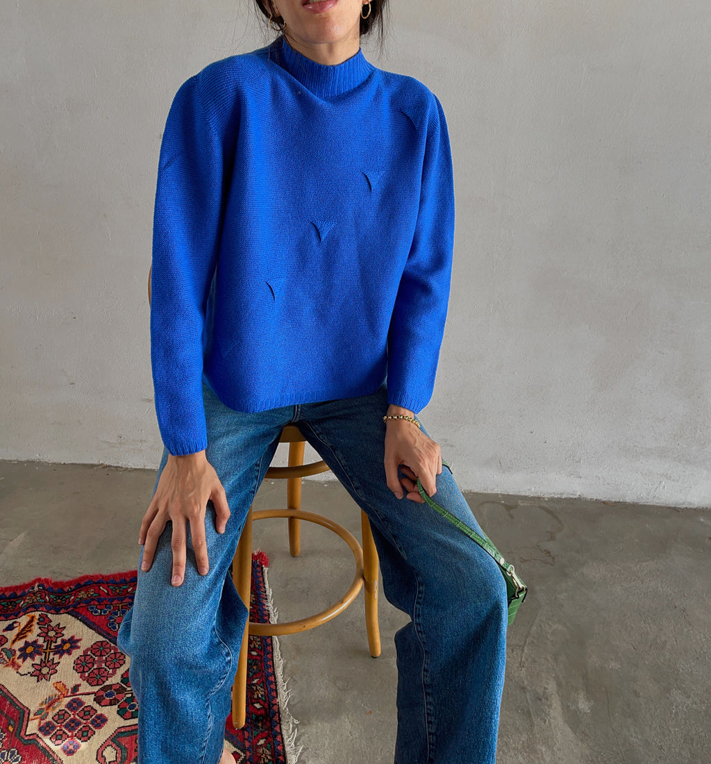Electric blue vintage