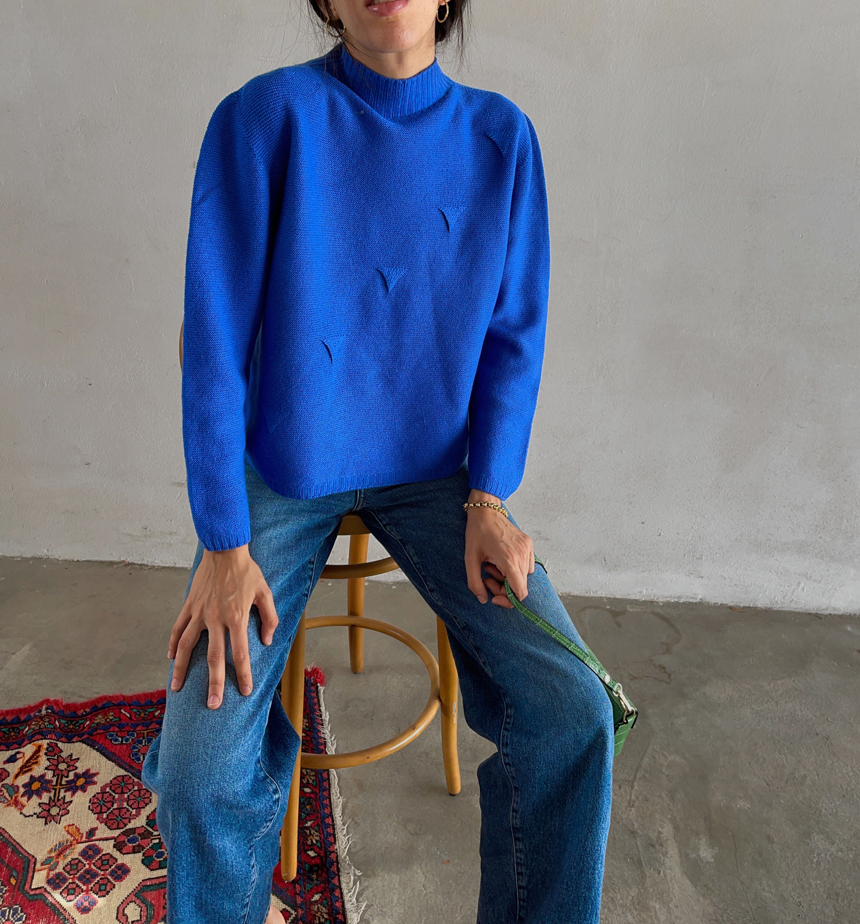 Electric blue vintage