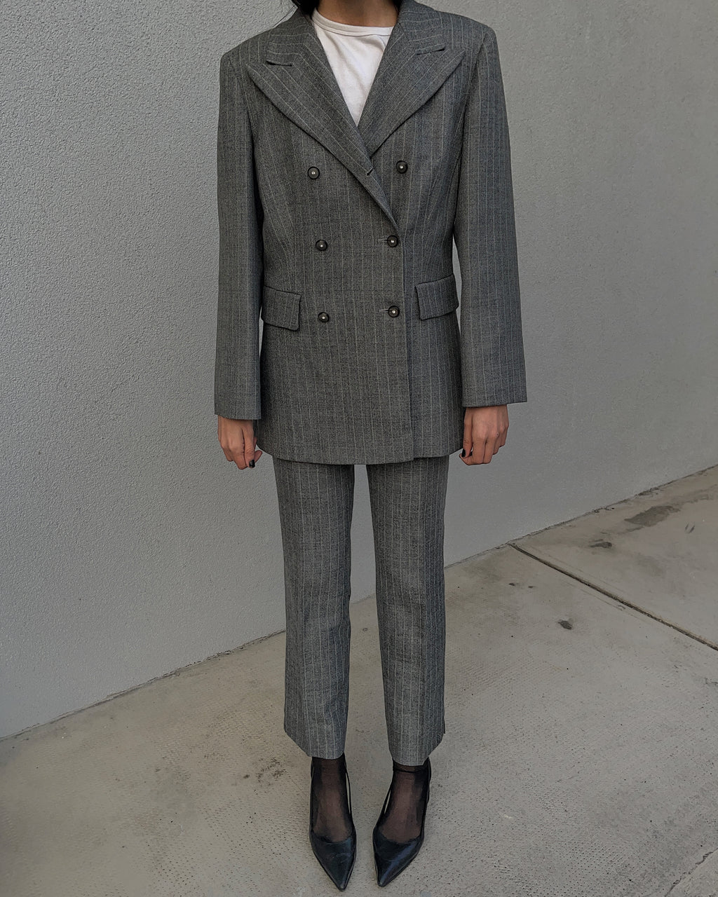 Grey suit