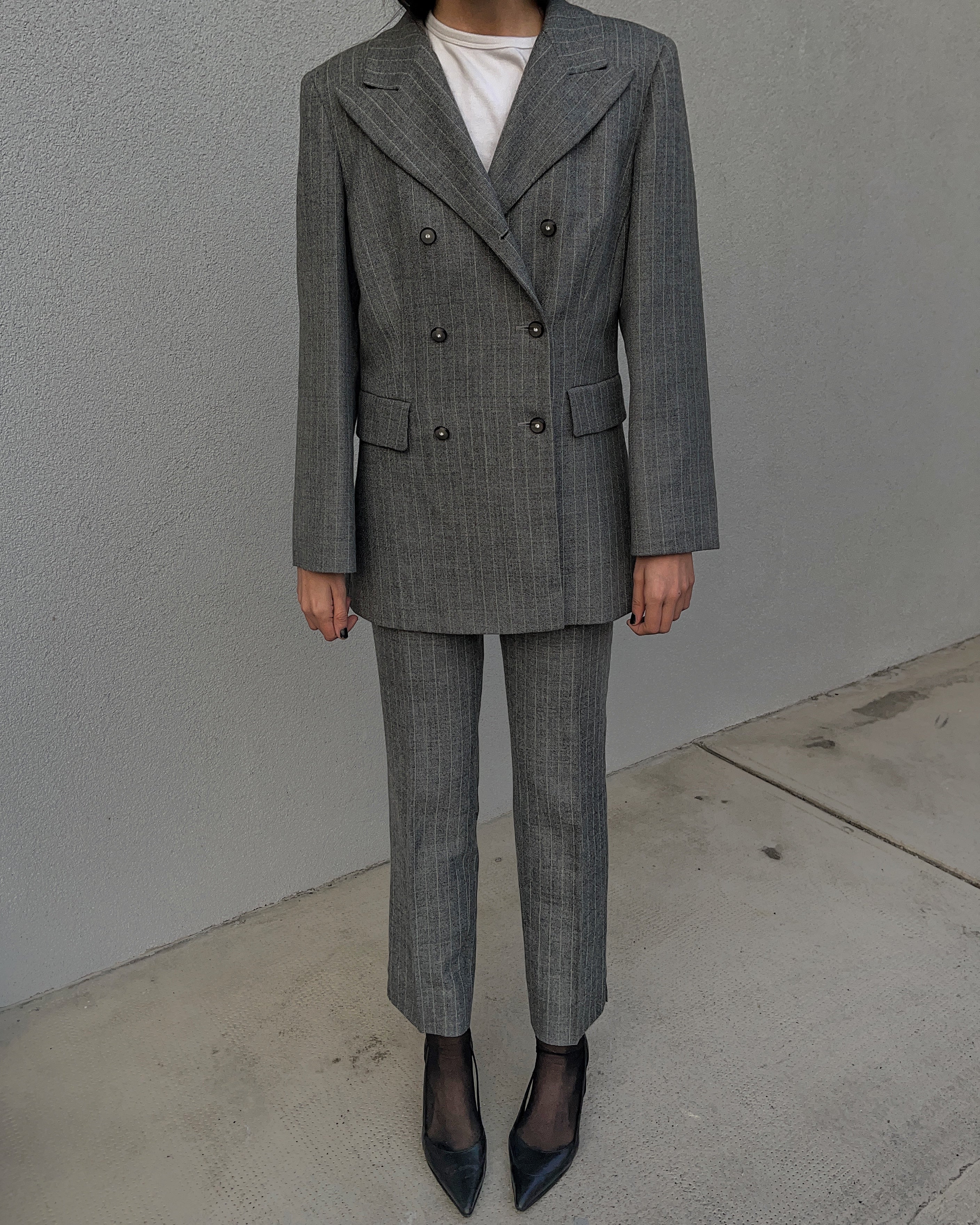 Grey suit