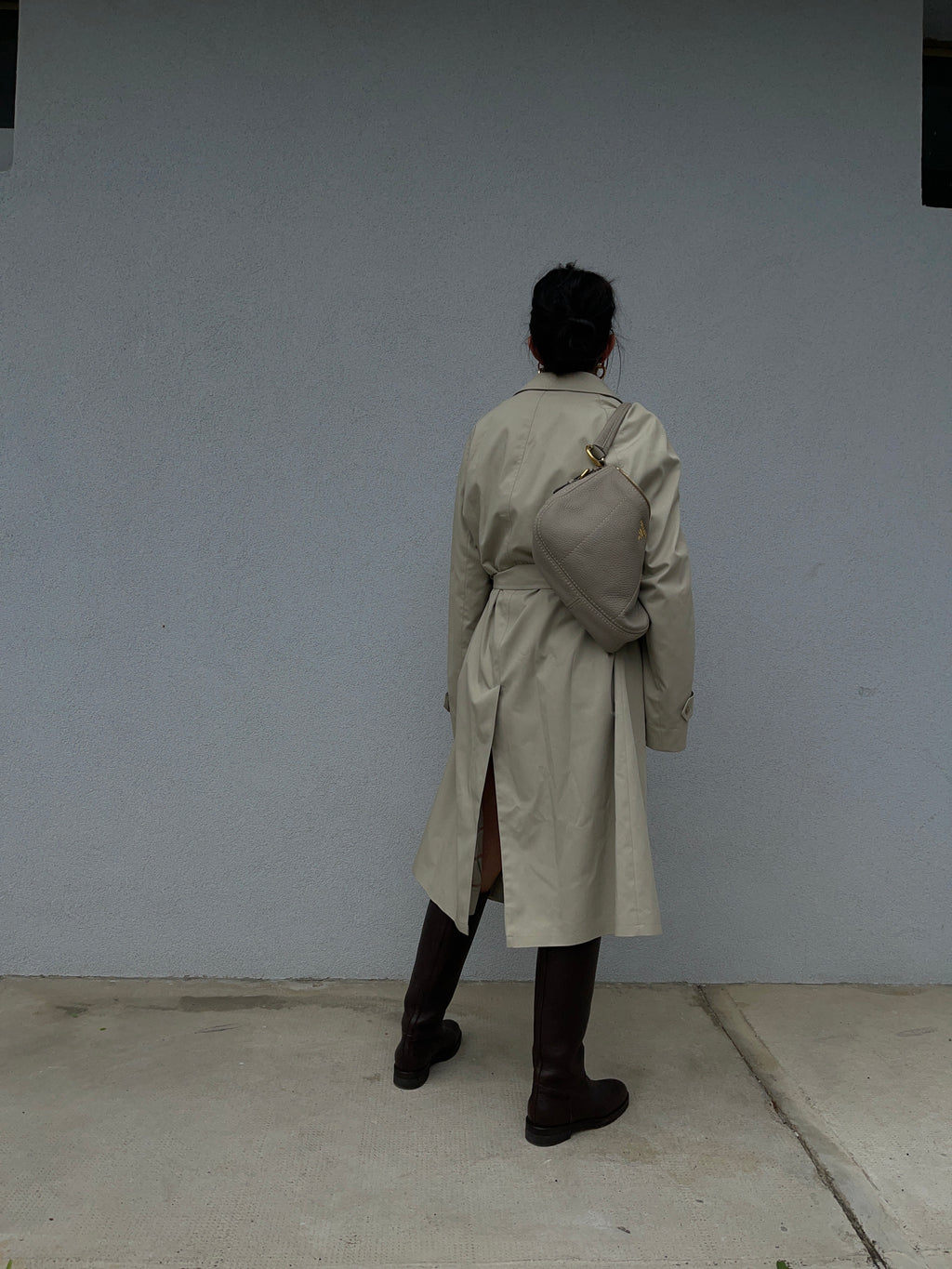 Vintage beige  trenchcoat