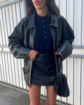 Leather jacket