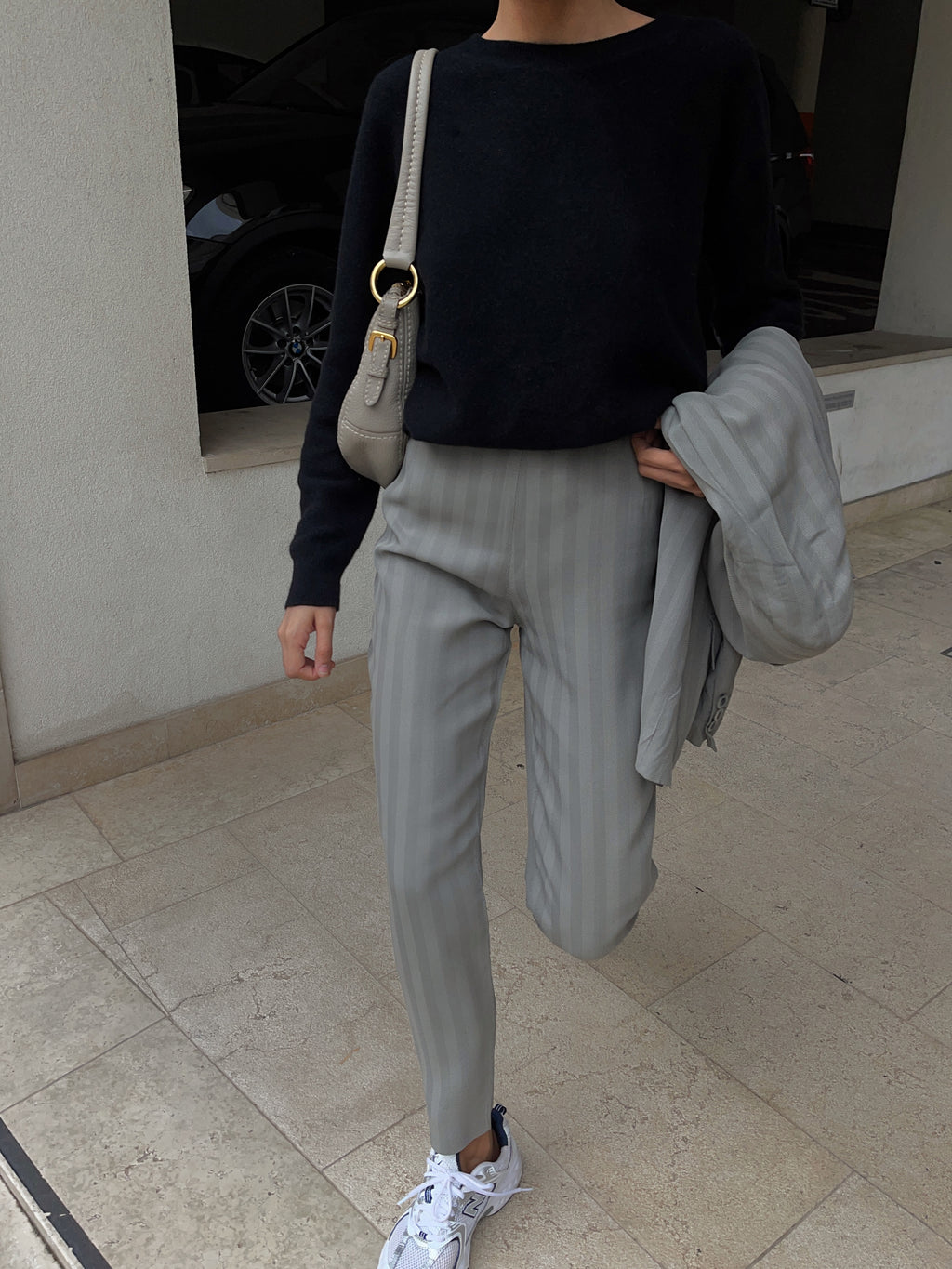 Grey suit