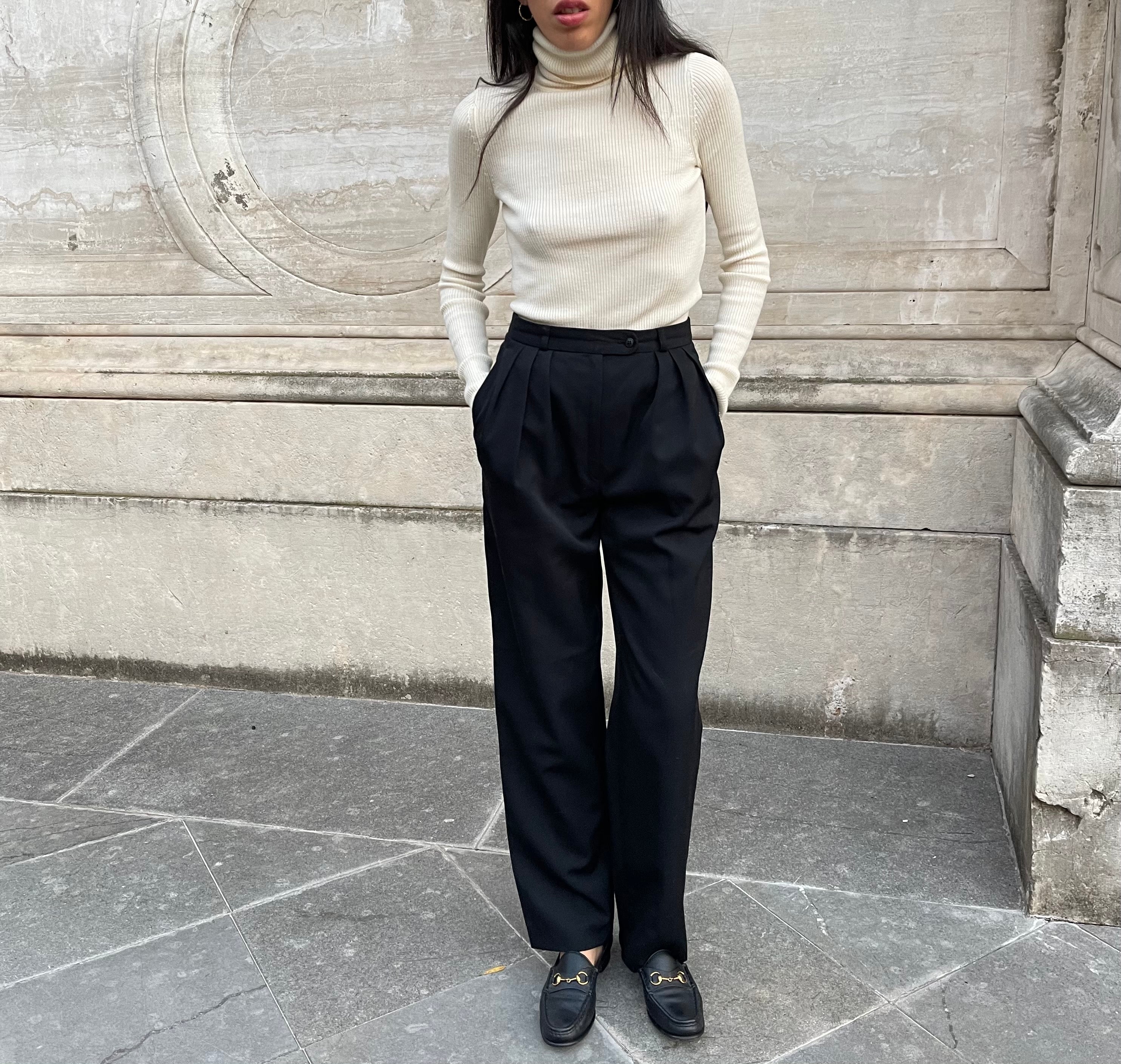 Pantaloni Lana blend tg piccola