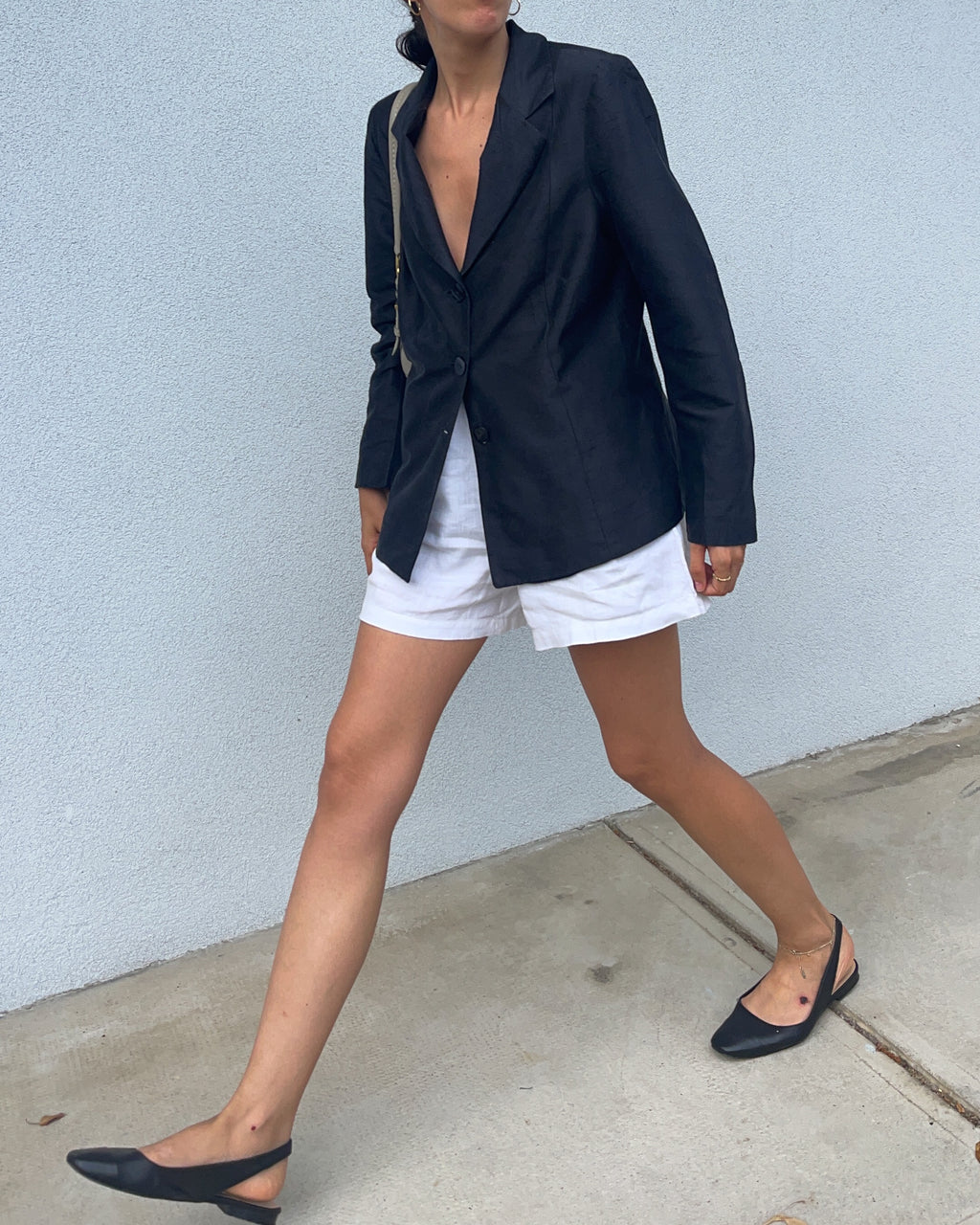 Silk blazer