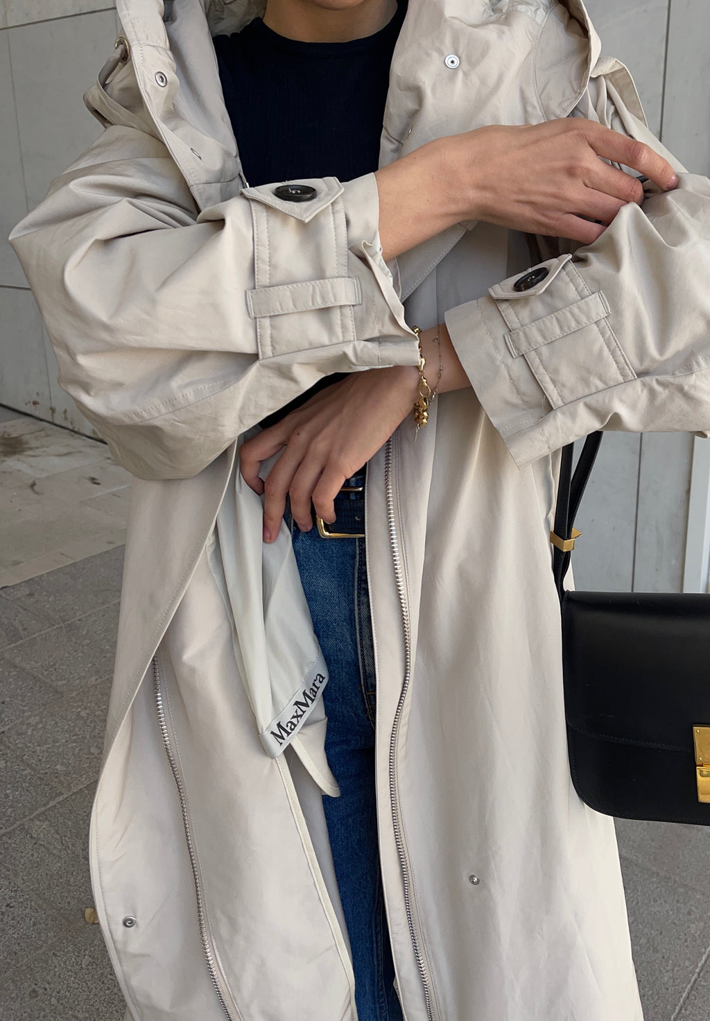 Max Mara The cube hodded Parka