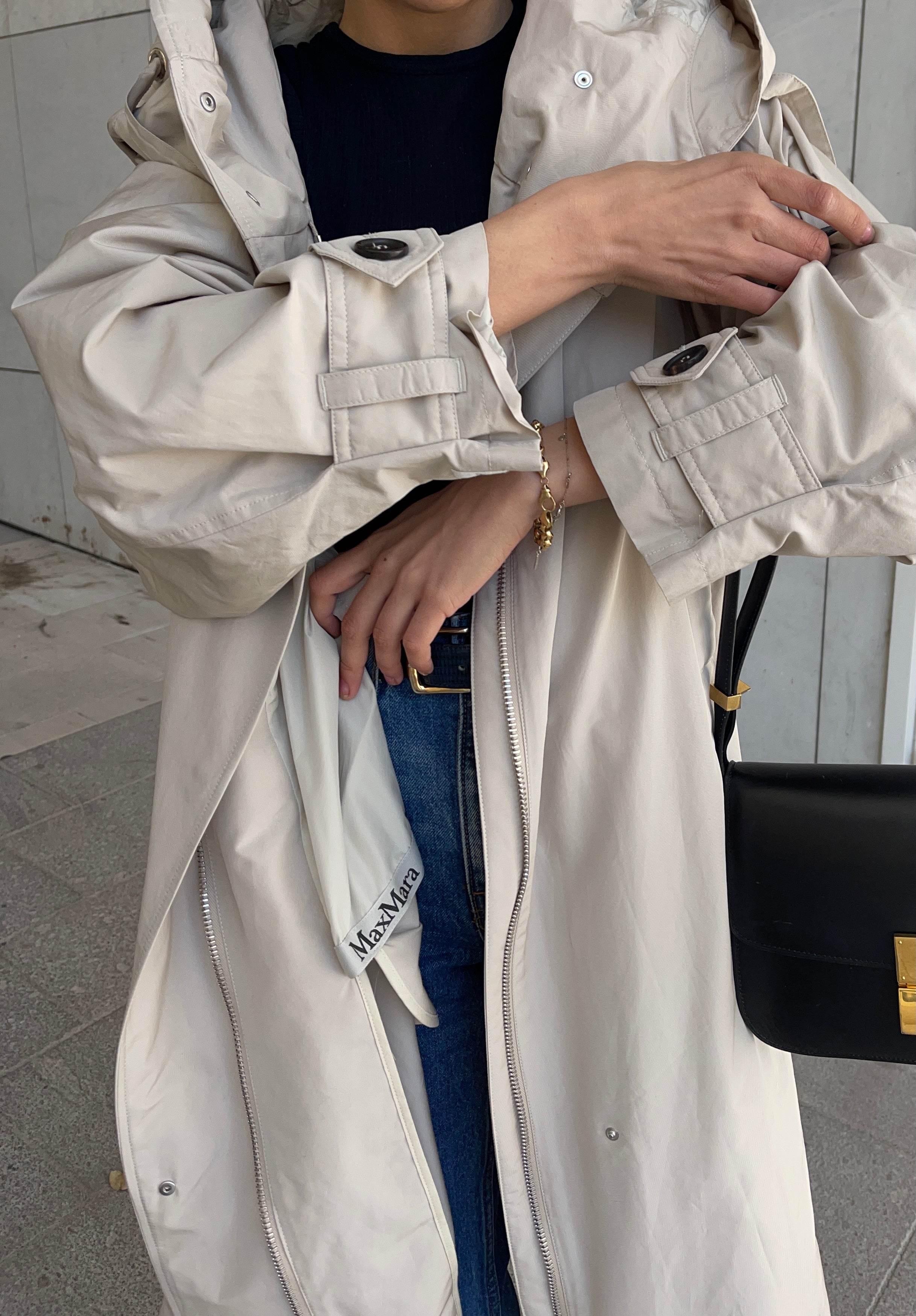 Max Mara The cube hodded Parka
