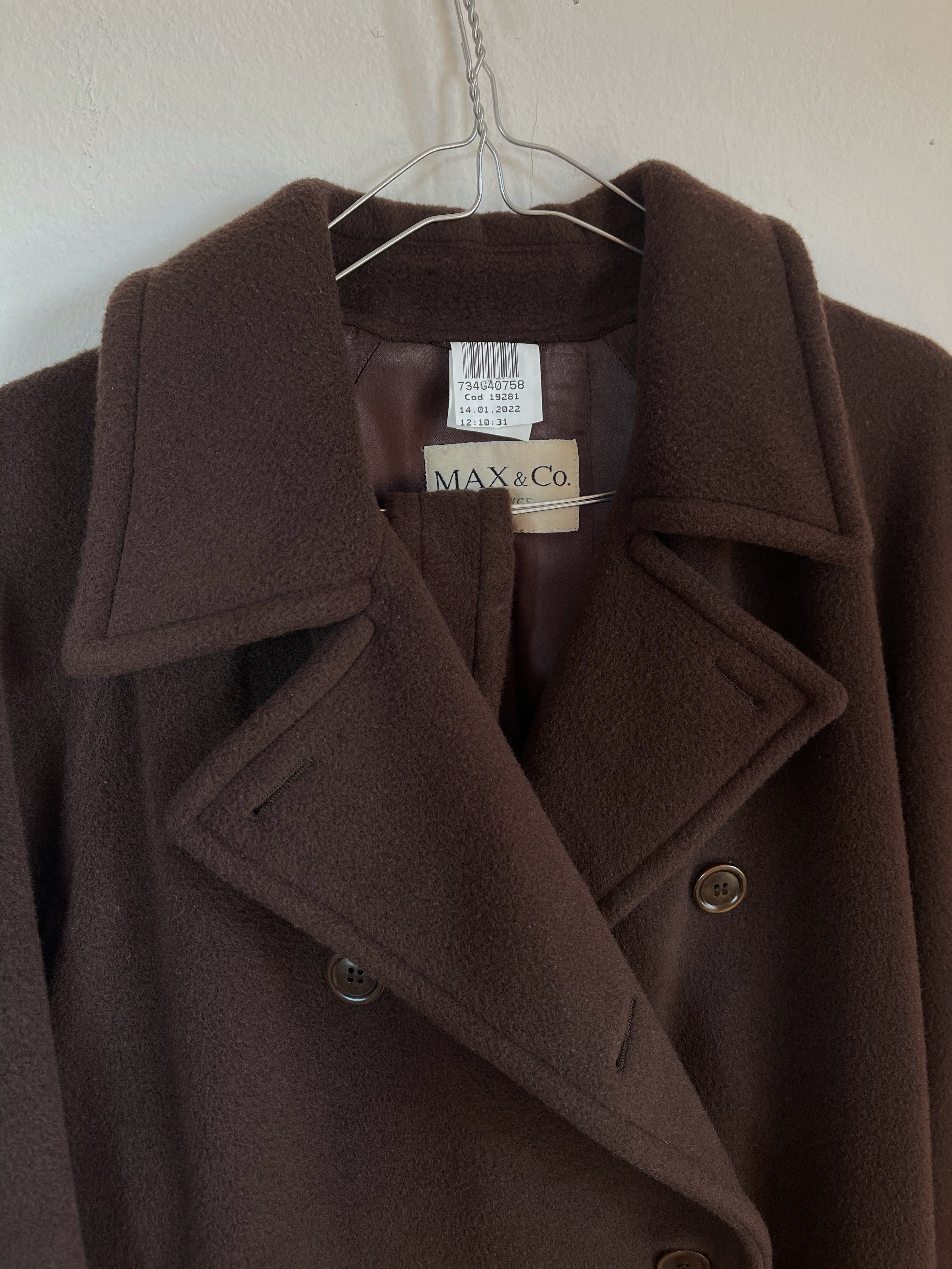 Max and co iconic chocolate coat
