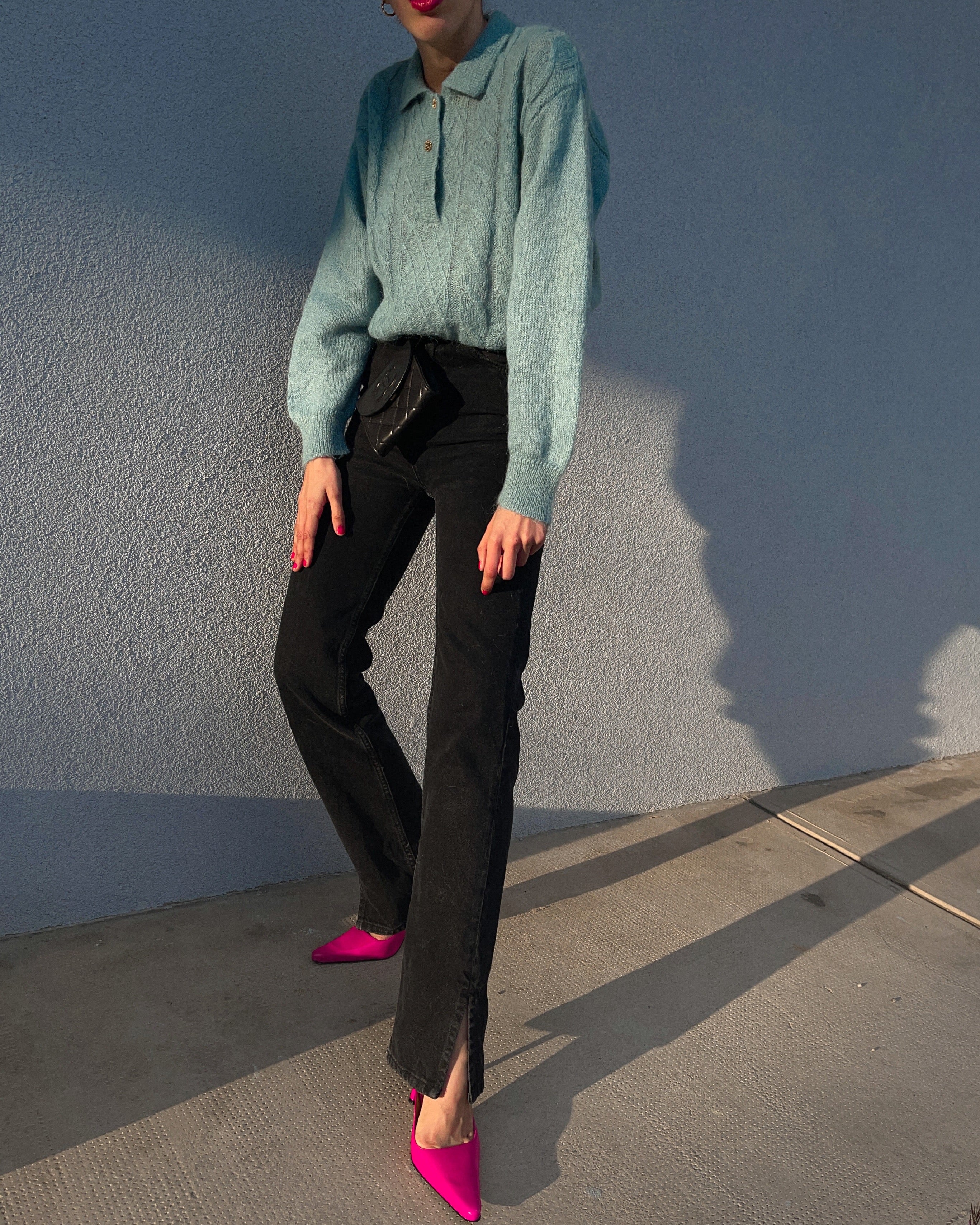 Mohair blend jumper