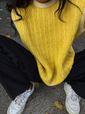 Ysl yellow wool vest