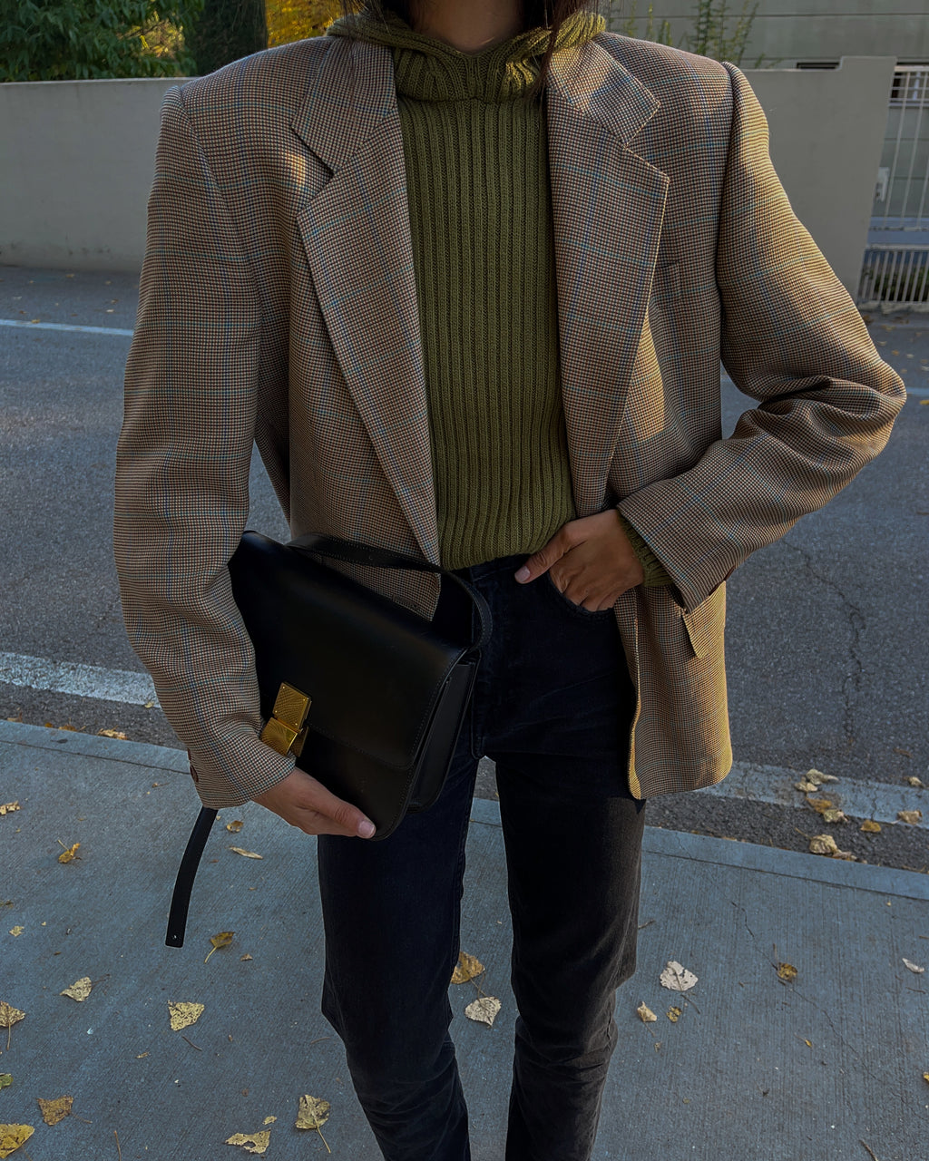Check blazer