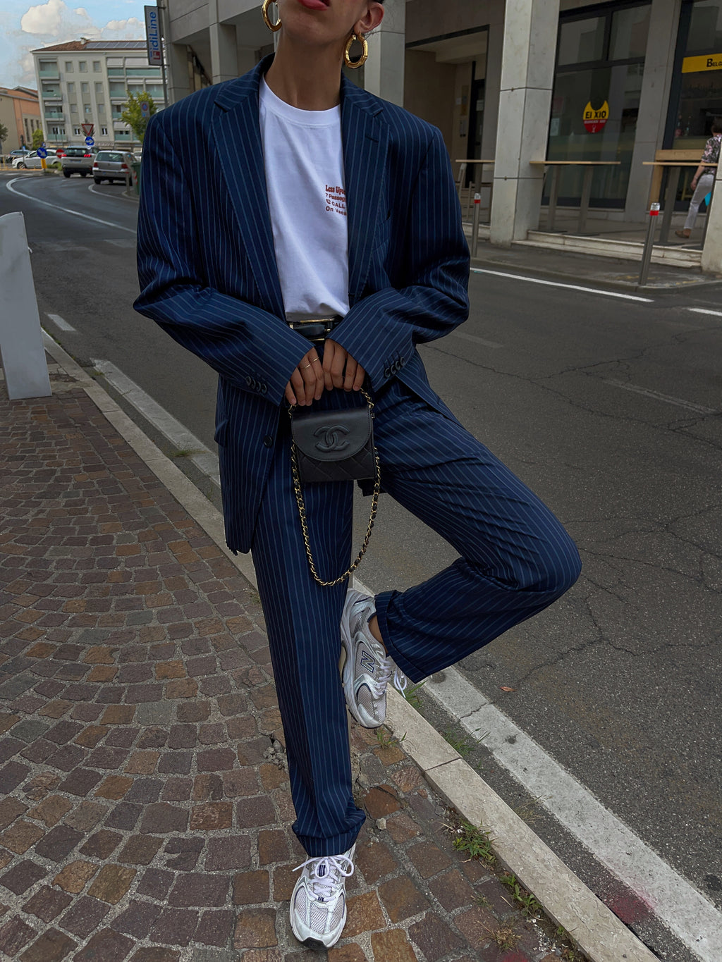Blue suit