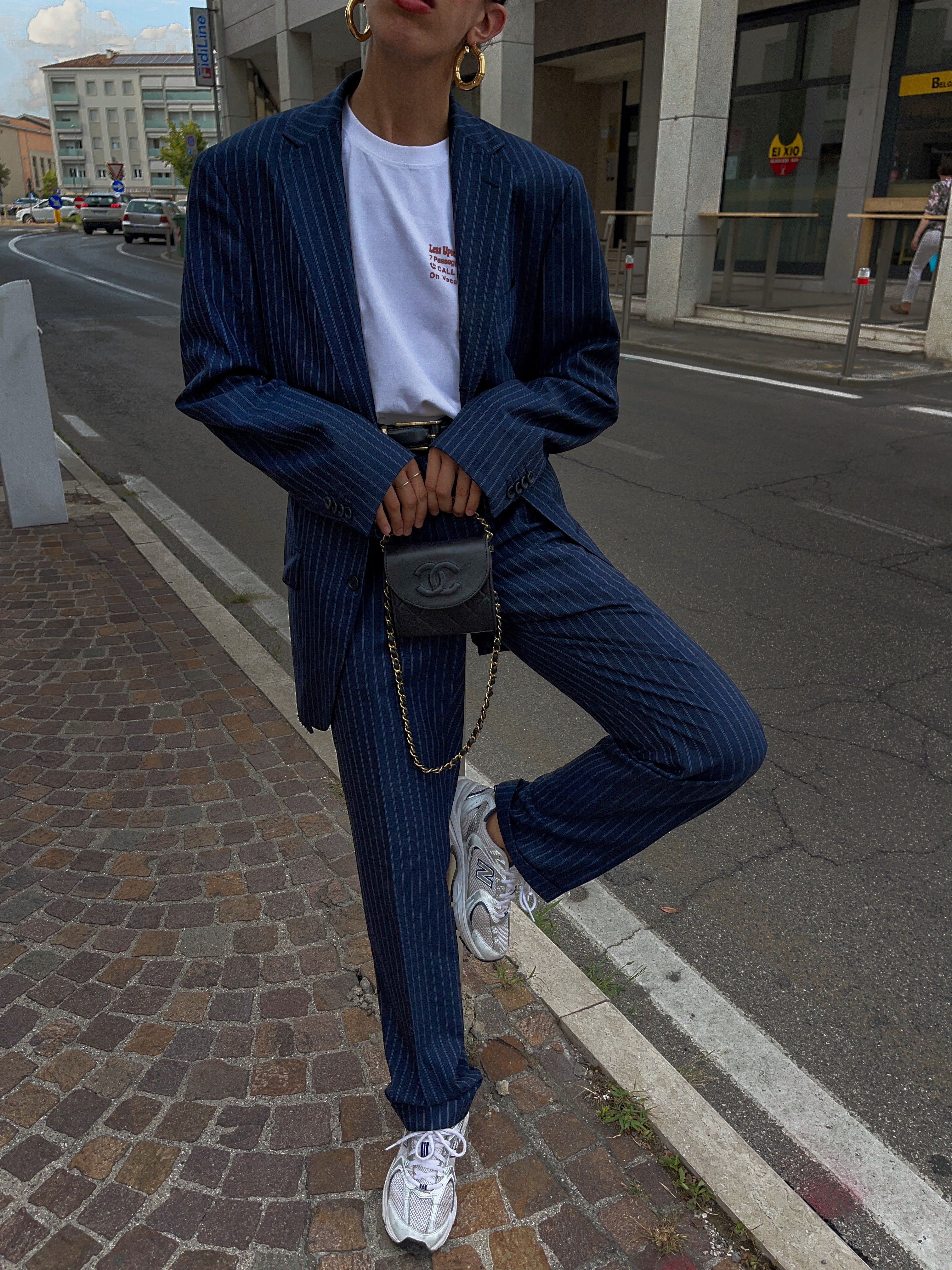 Blue suit