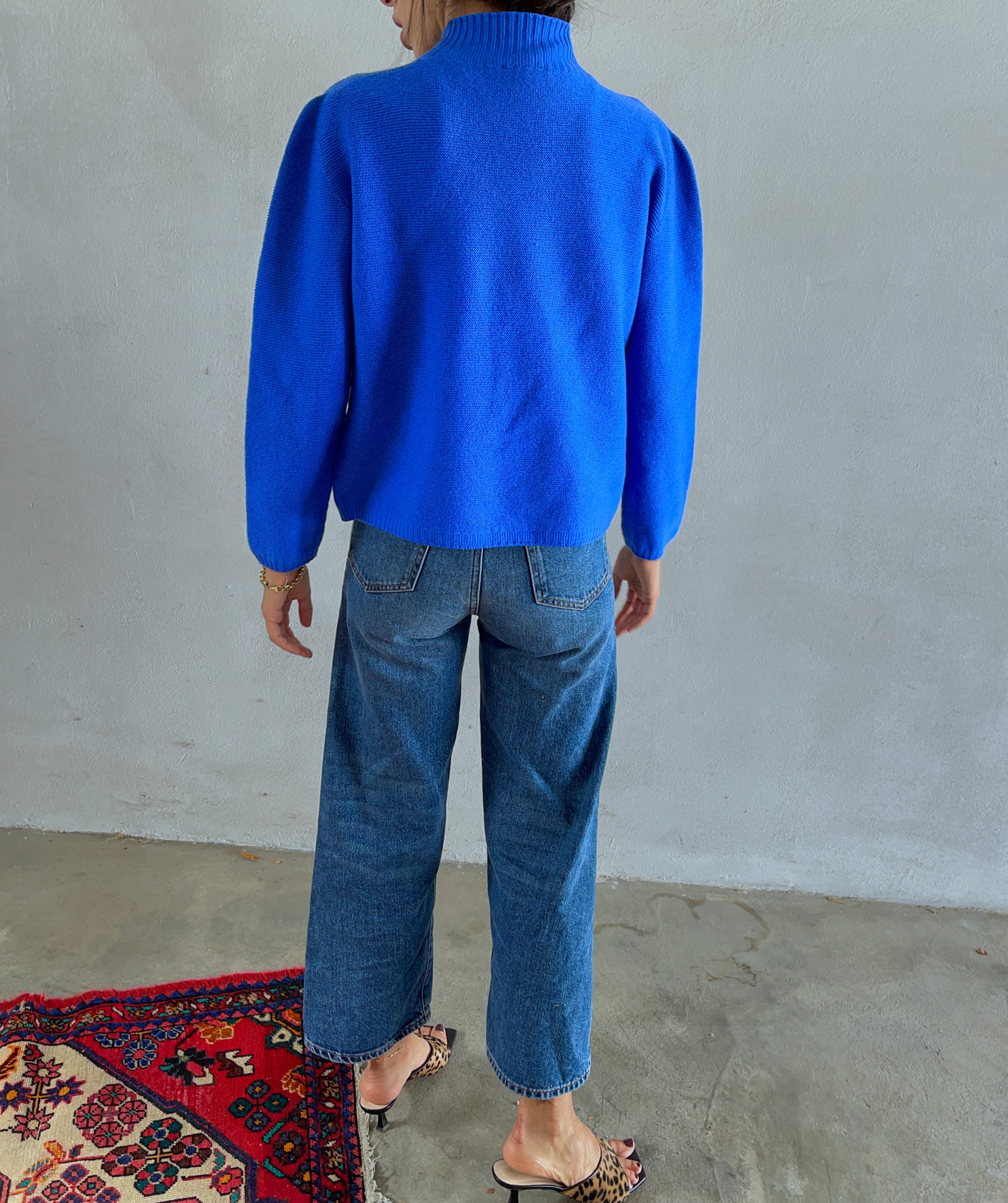 Electric blue vintage