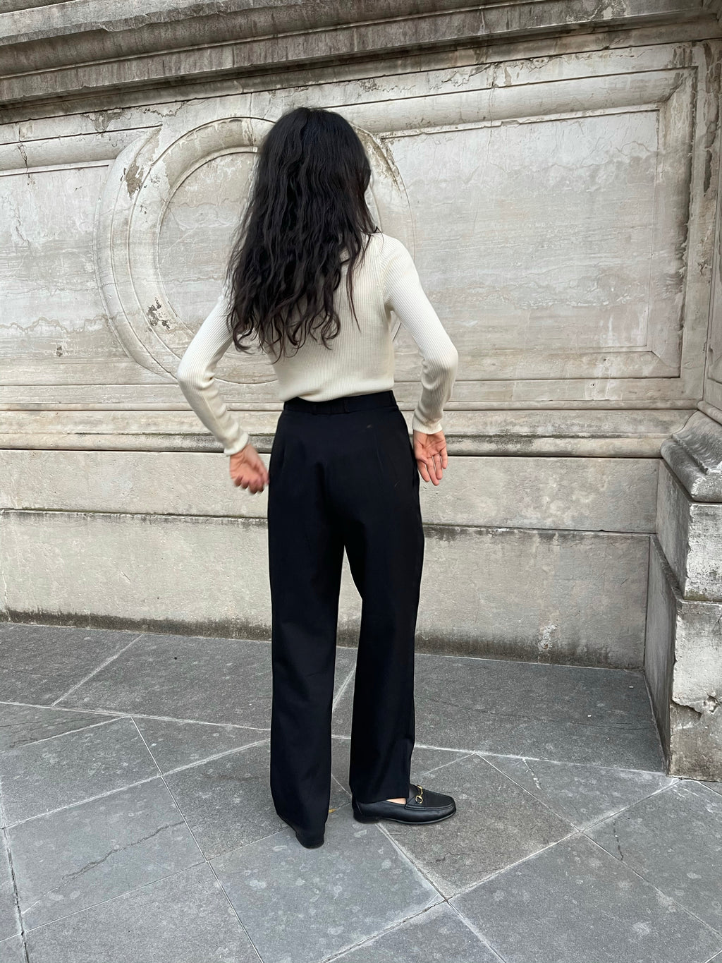 Pantaloni Lana blend tg piccola