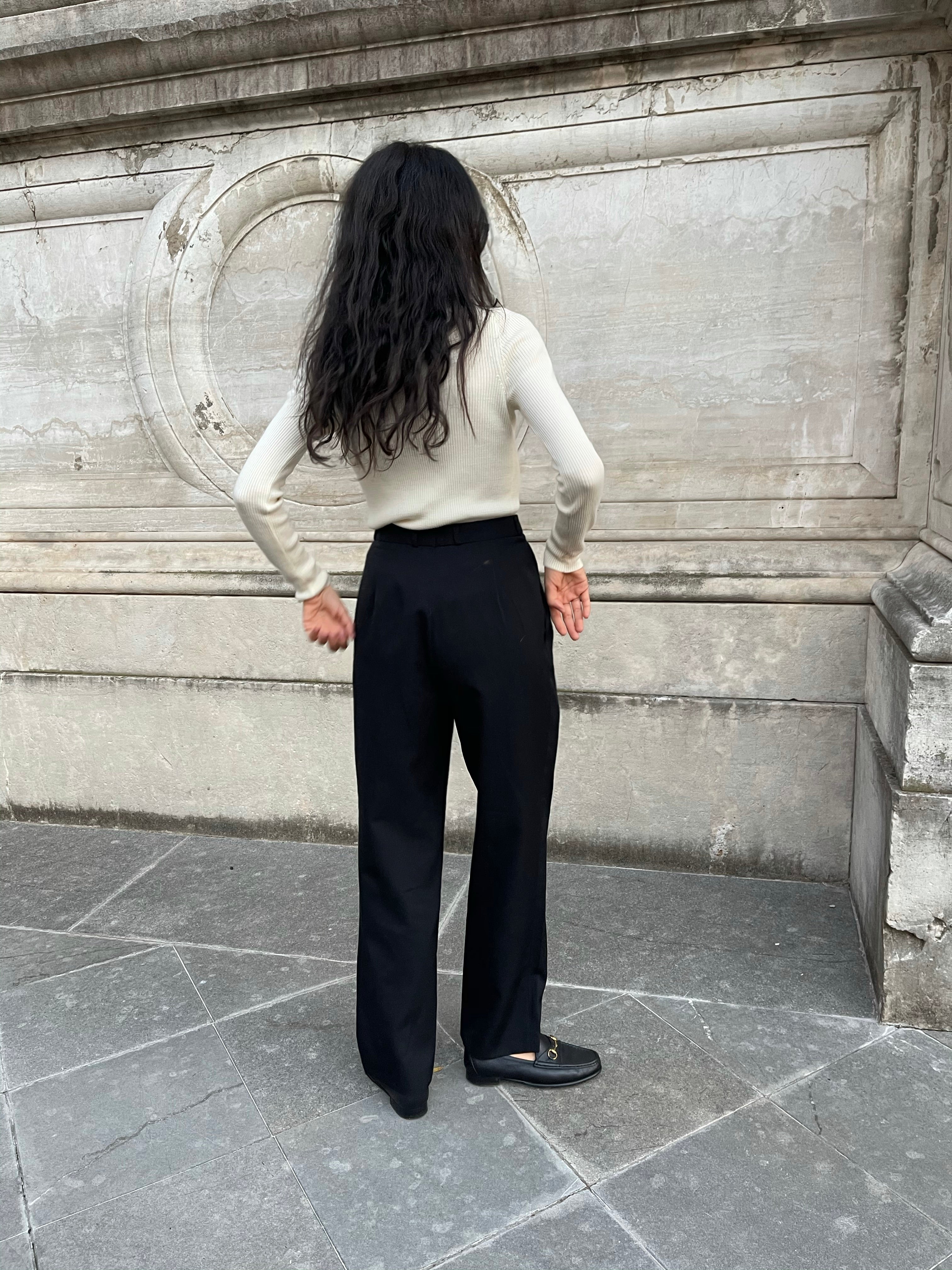 Pantaloni Lana blend tg piccola