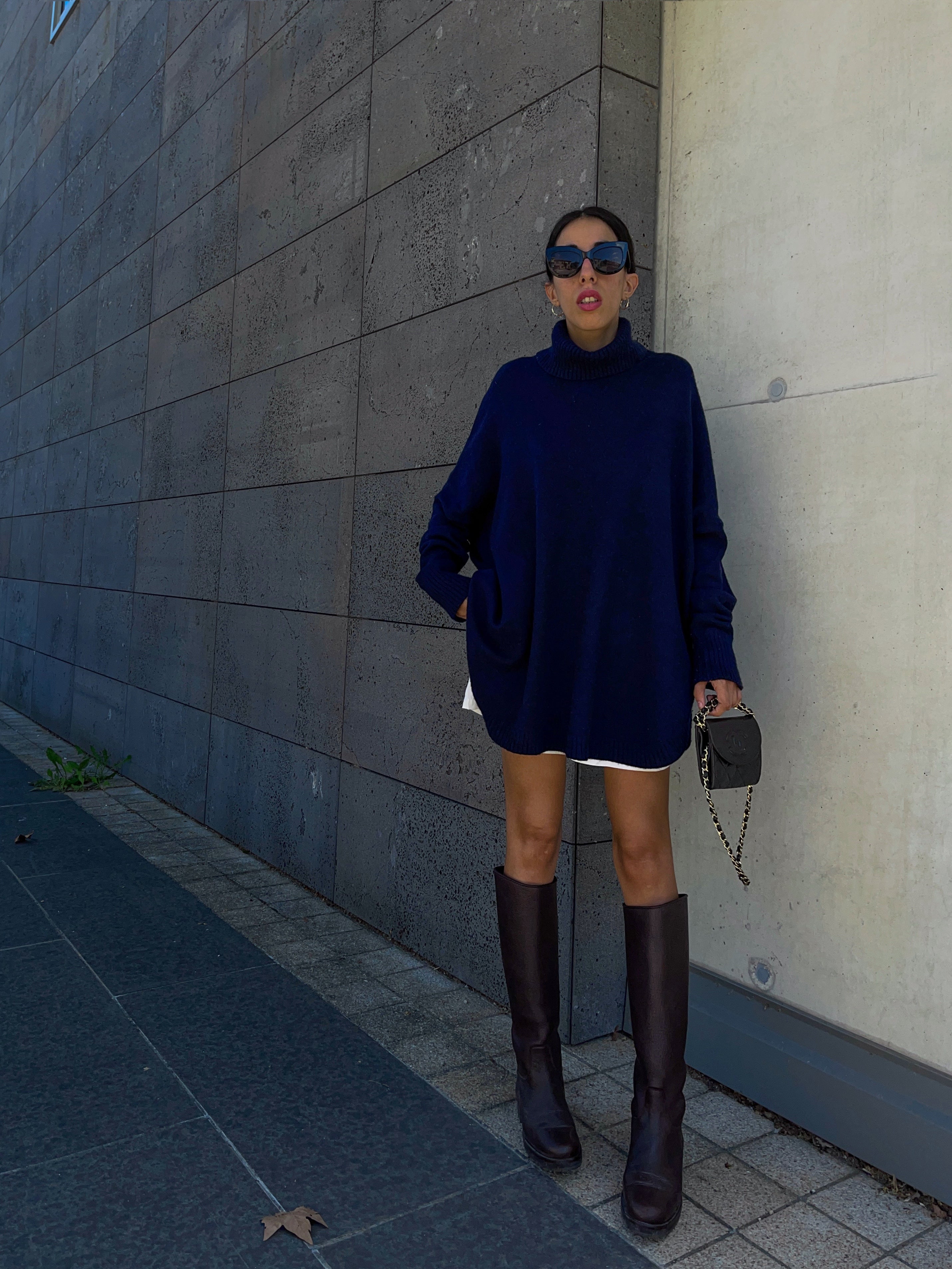 Blue maxi jumper