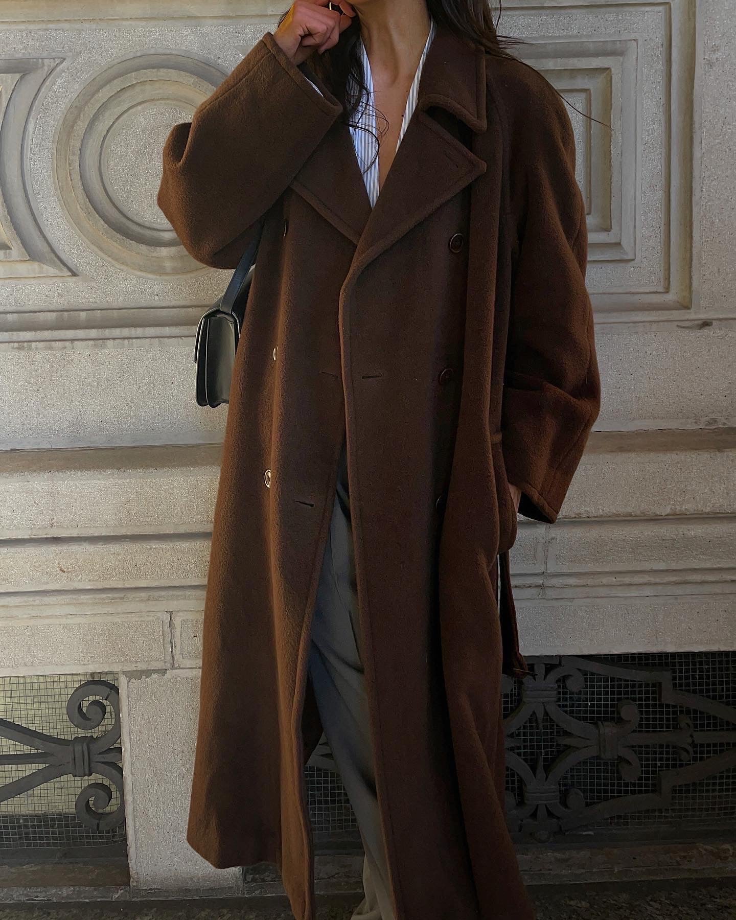 Max and co iconic chocolate coat