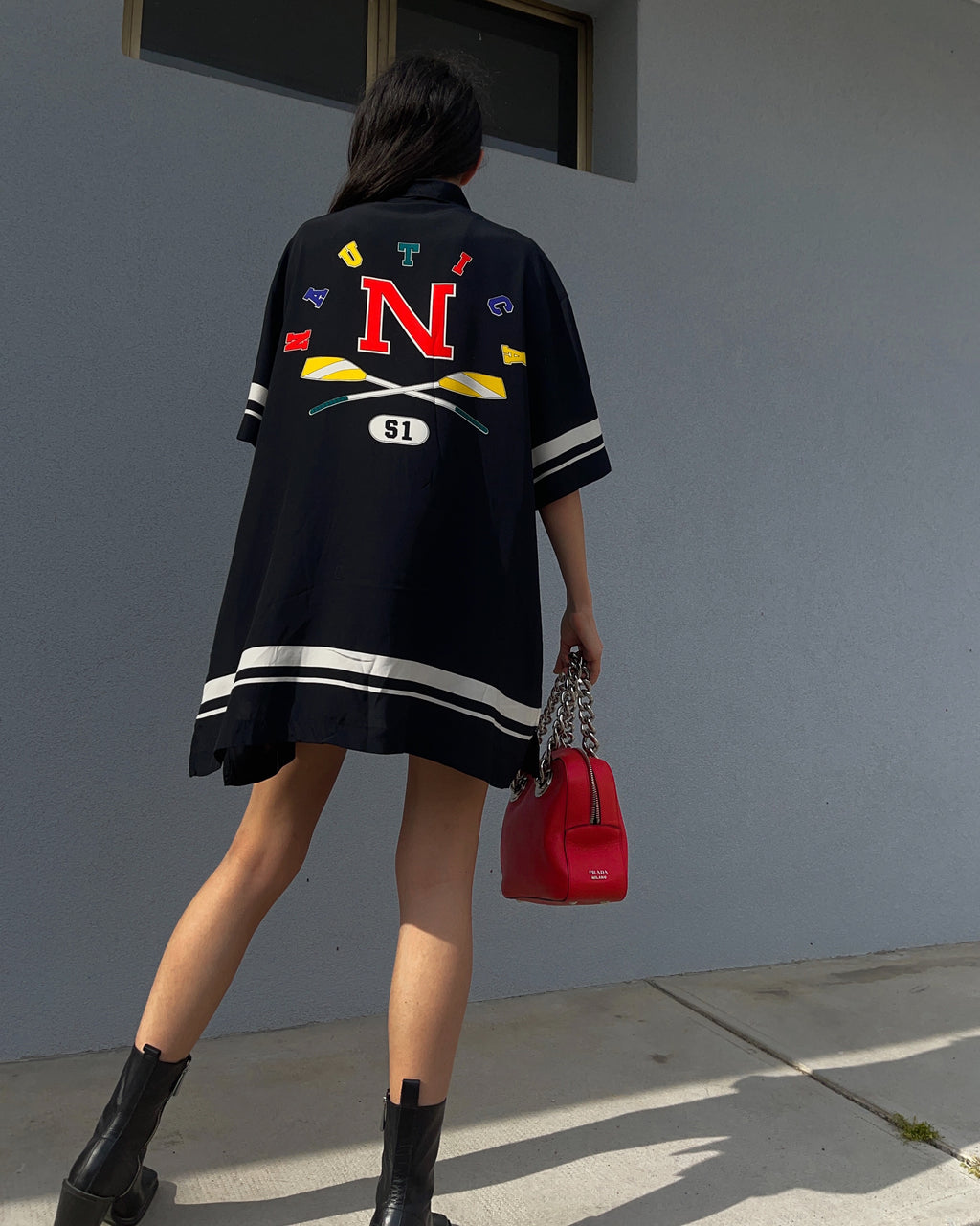 Nautica black shirt *