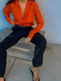 100 silk feed Perry shirt