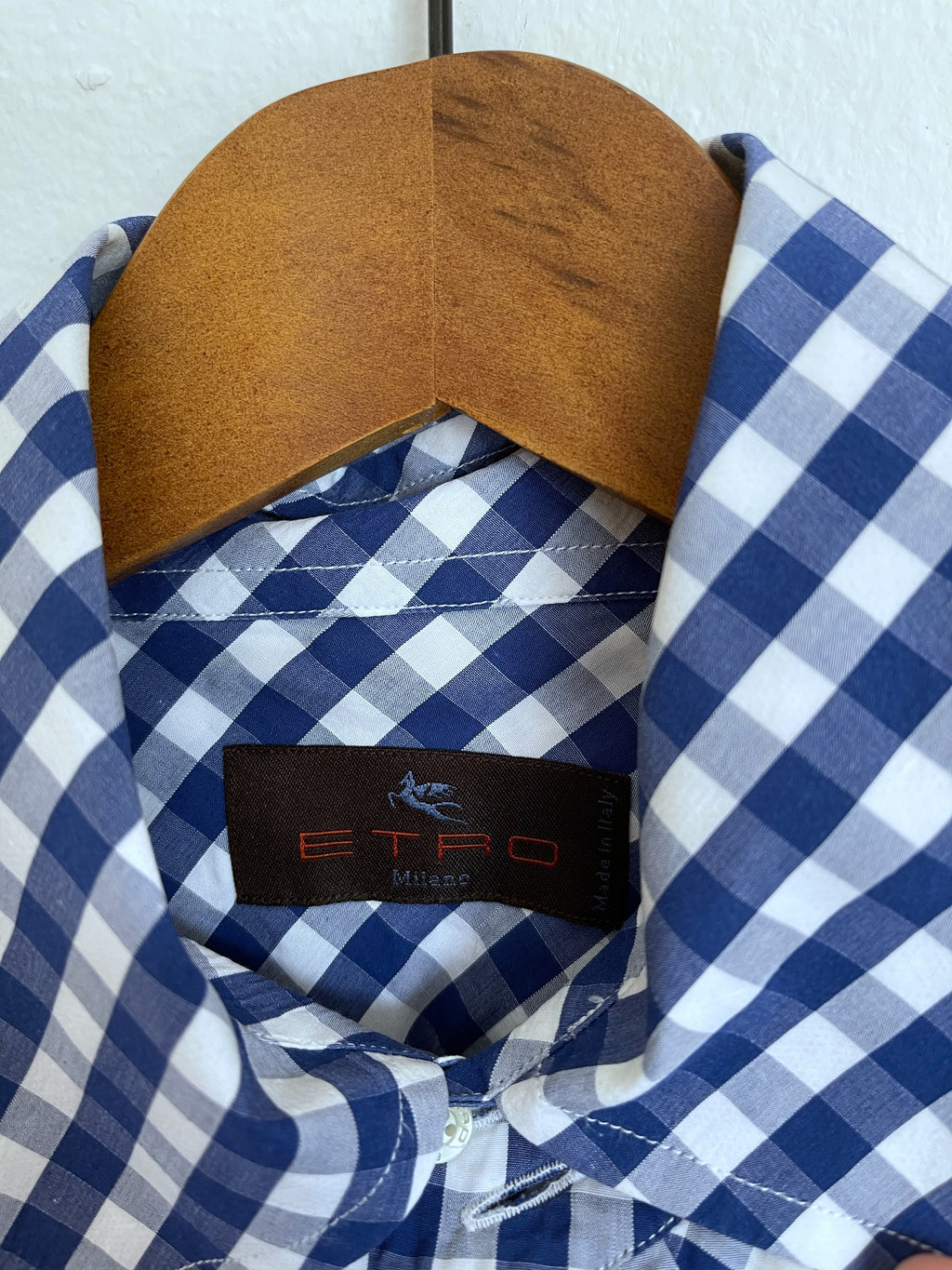 Etro check shirt