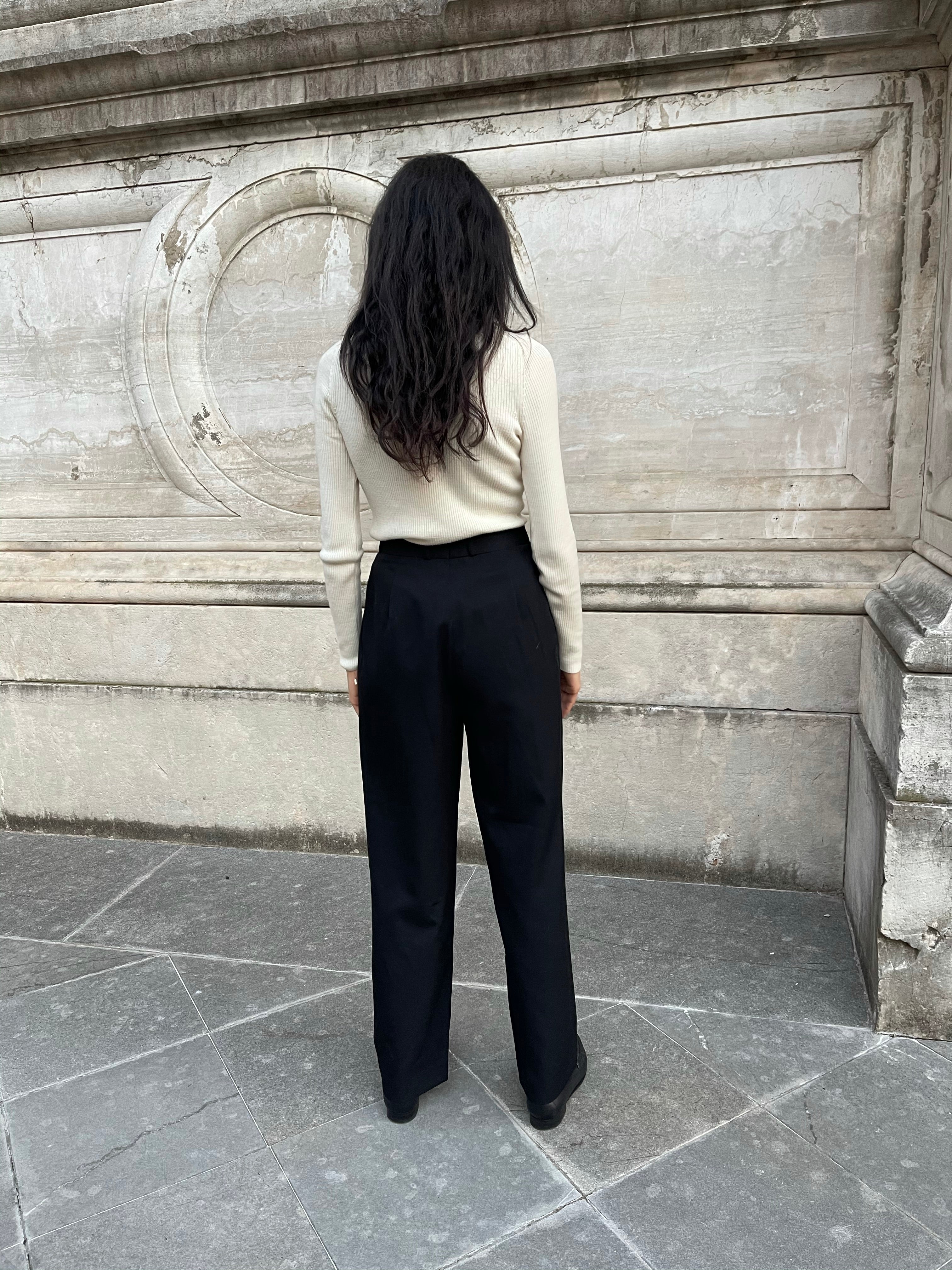 Pantaloni Lana blend tg piccola