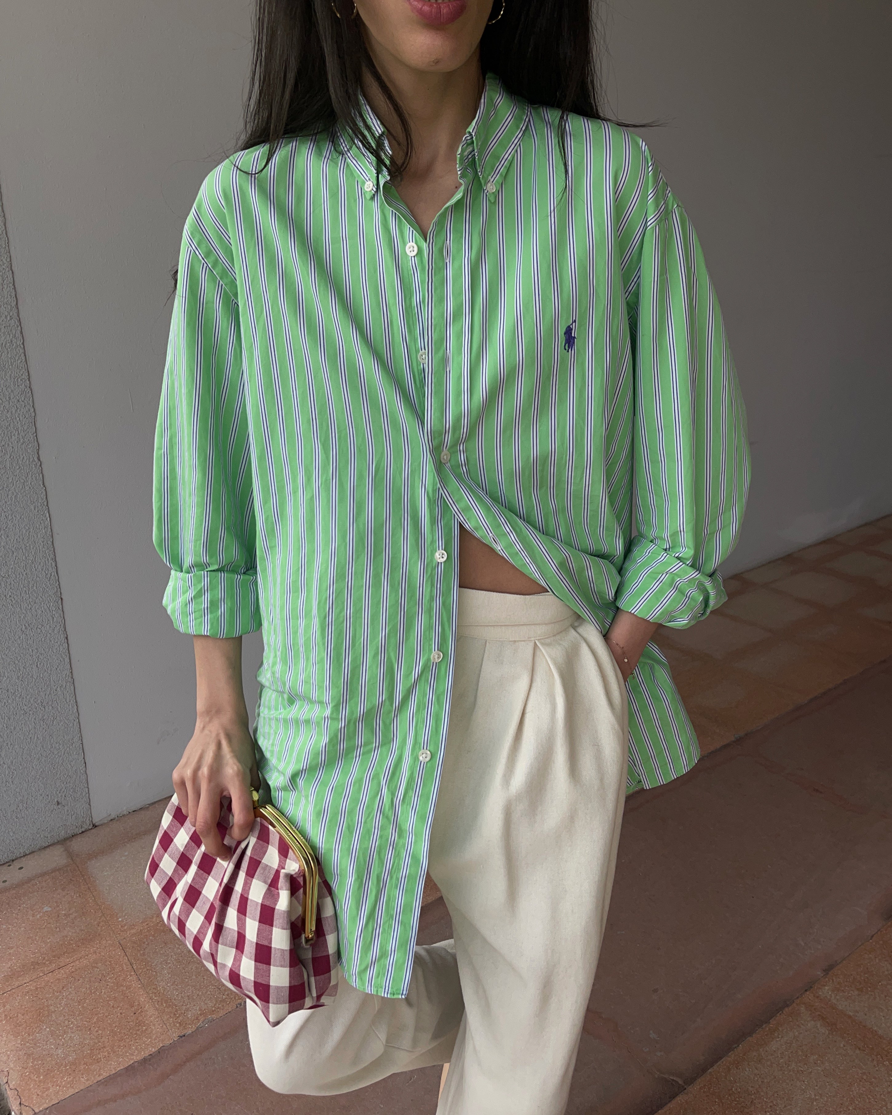 Ralph Lauren green shirt