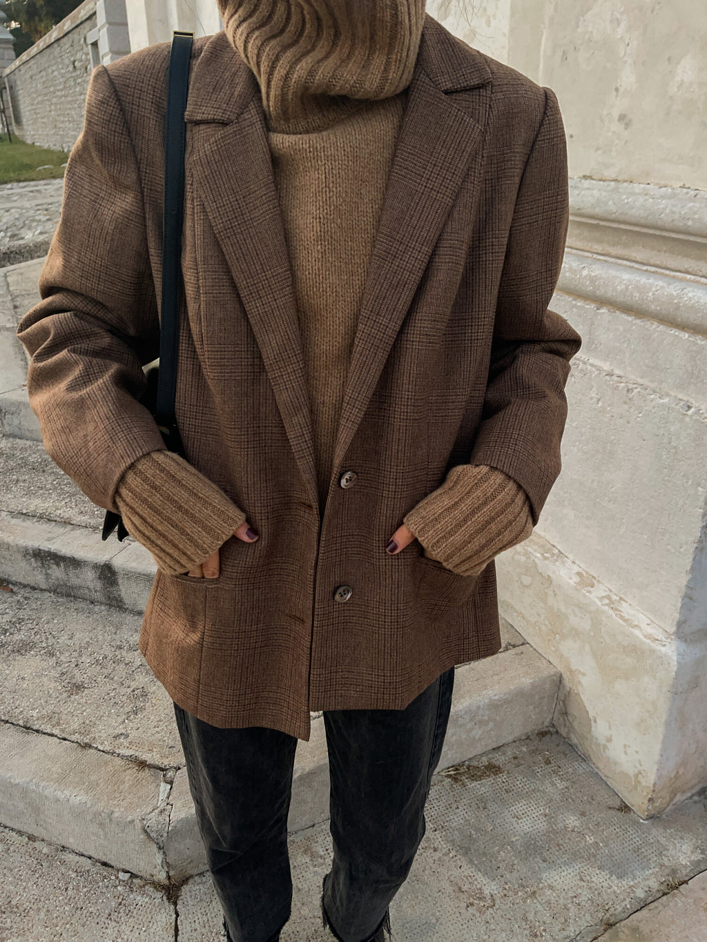 Brown blazer
