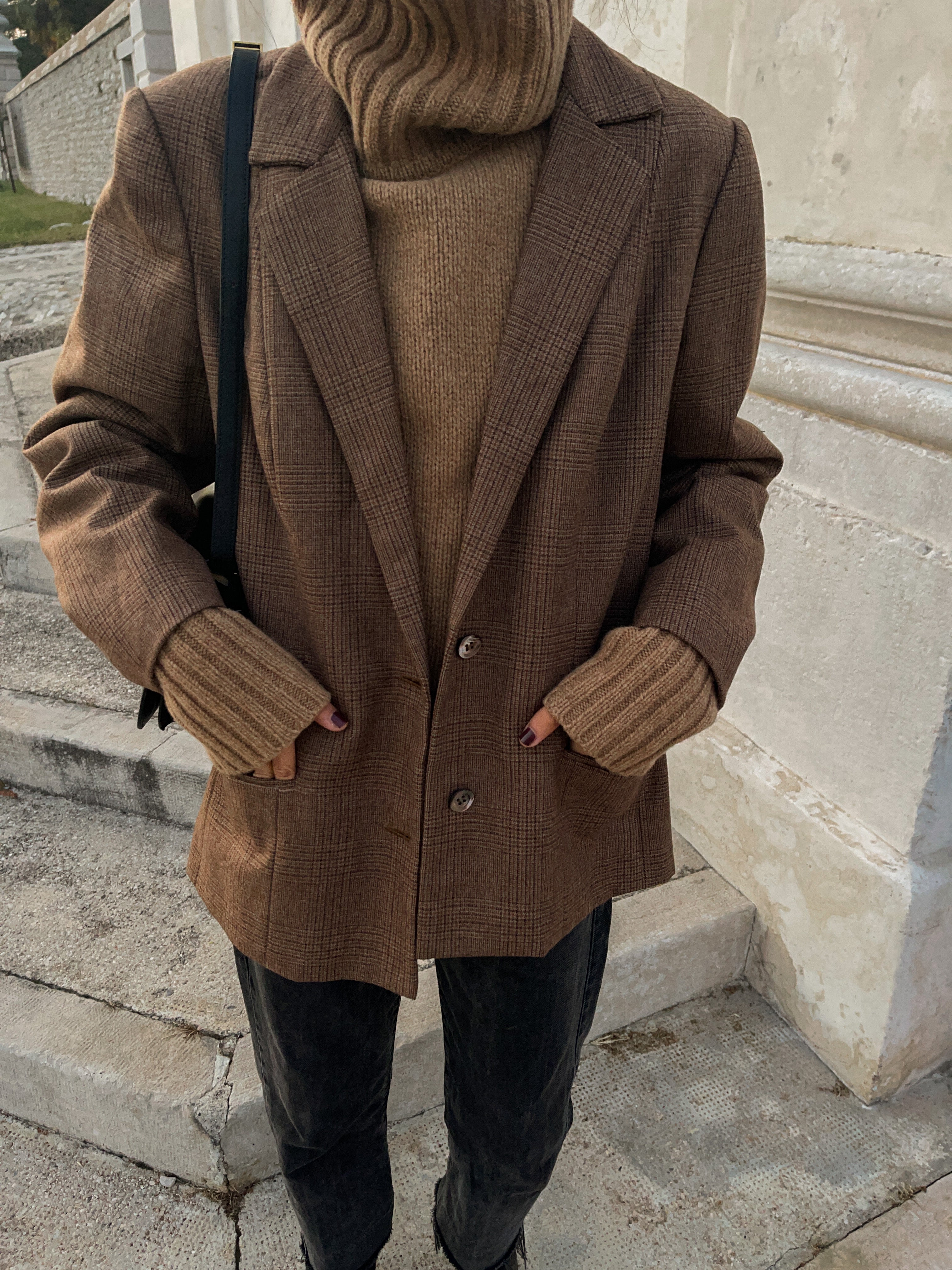 Brown blazer
