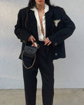 Cropped not cropped blazer