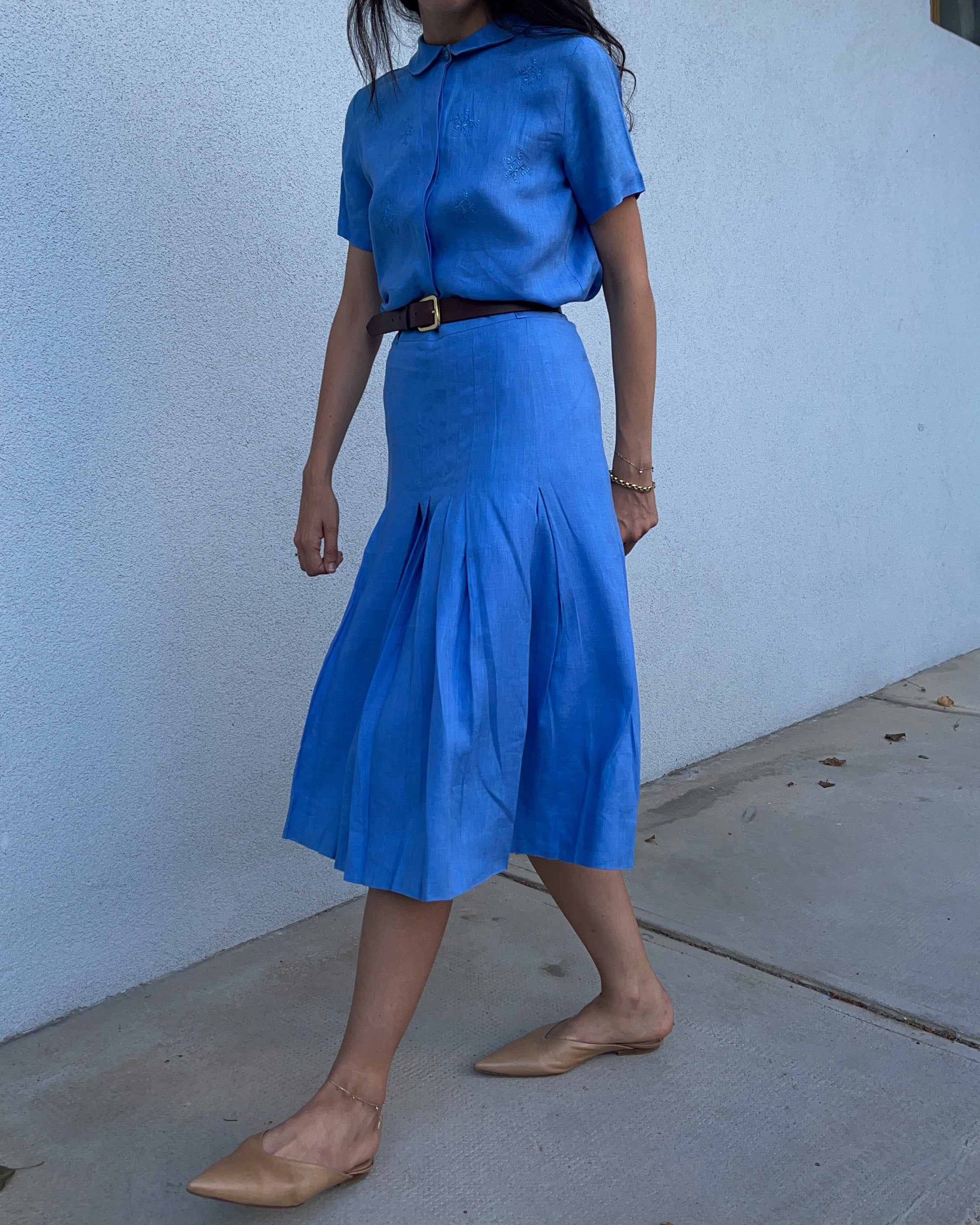 Pleated  LINENco- Ord