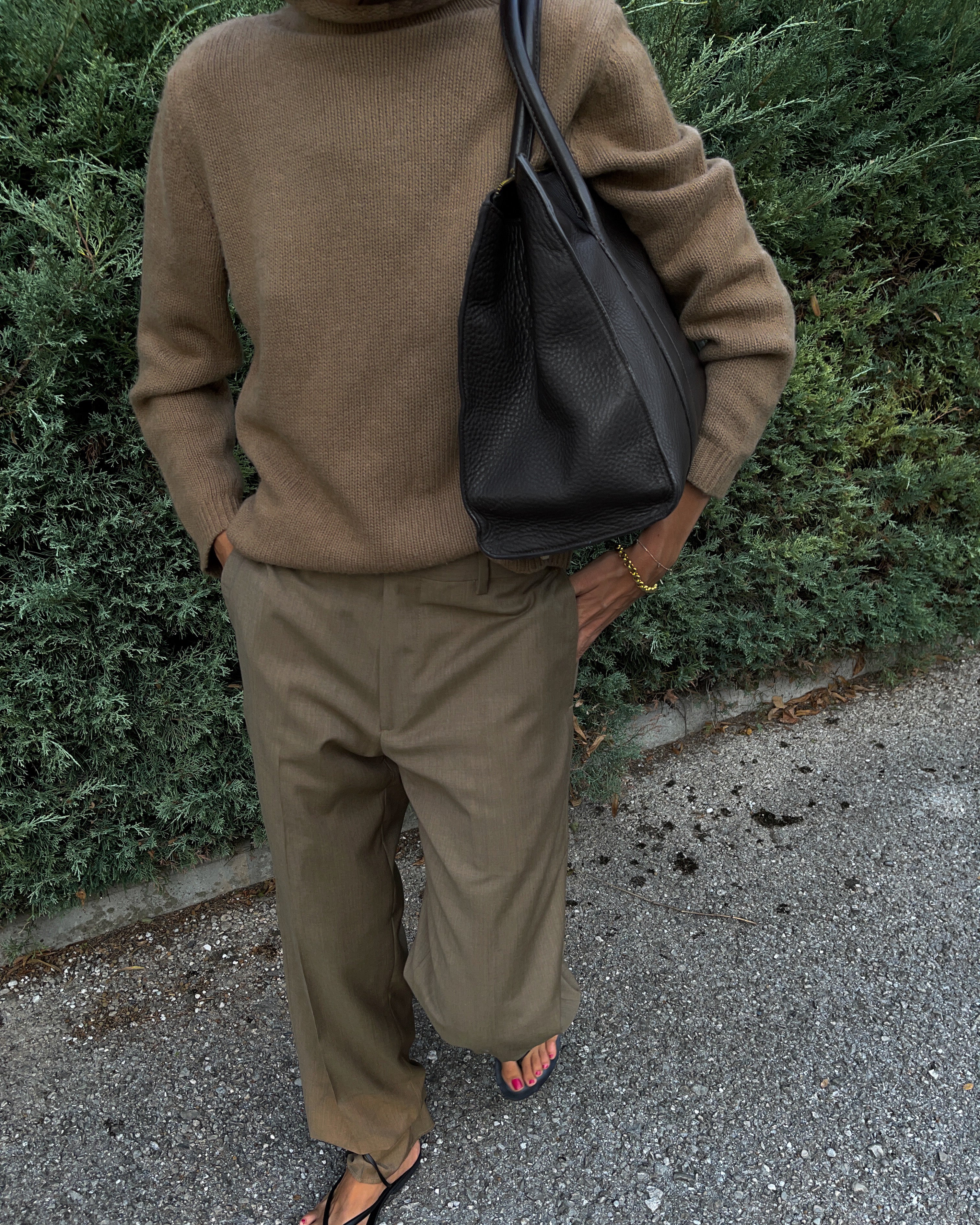 LUISA SPAGNOLI Wool Camel Jumper