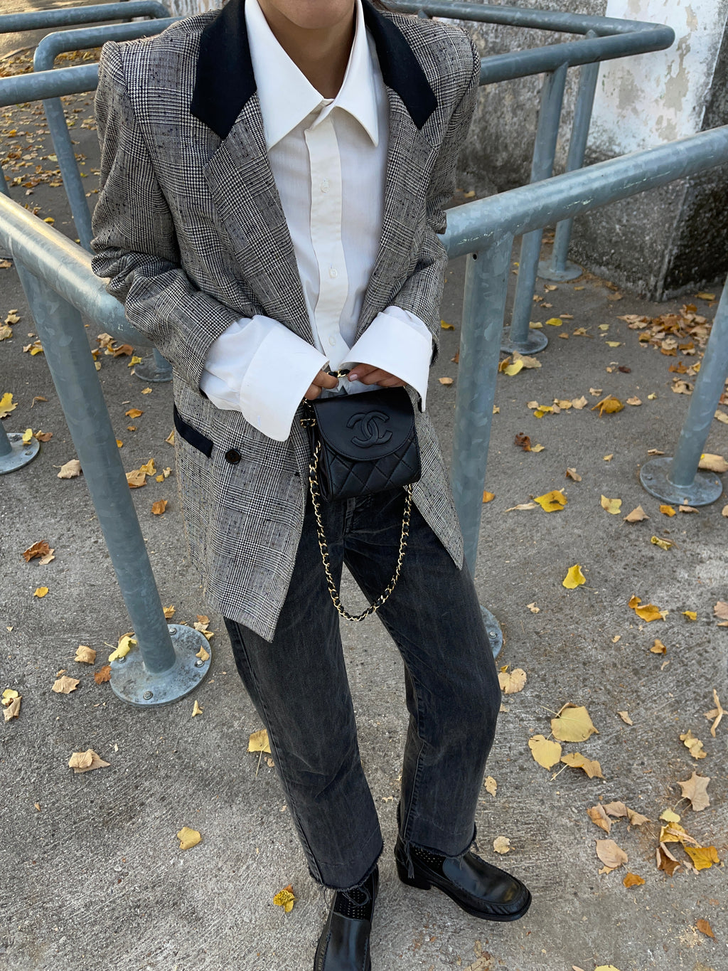 Check blazer