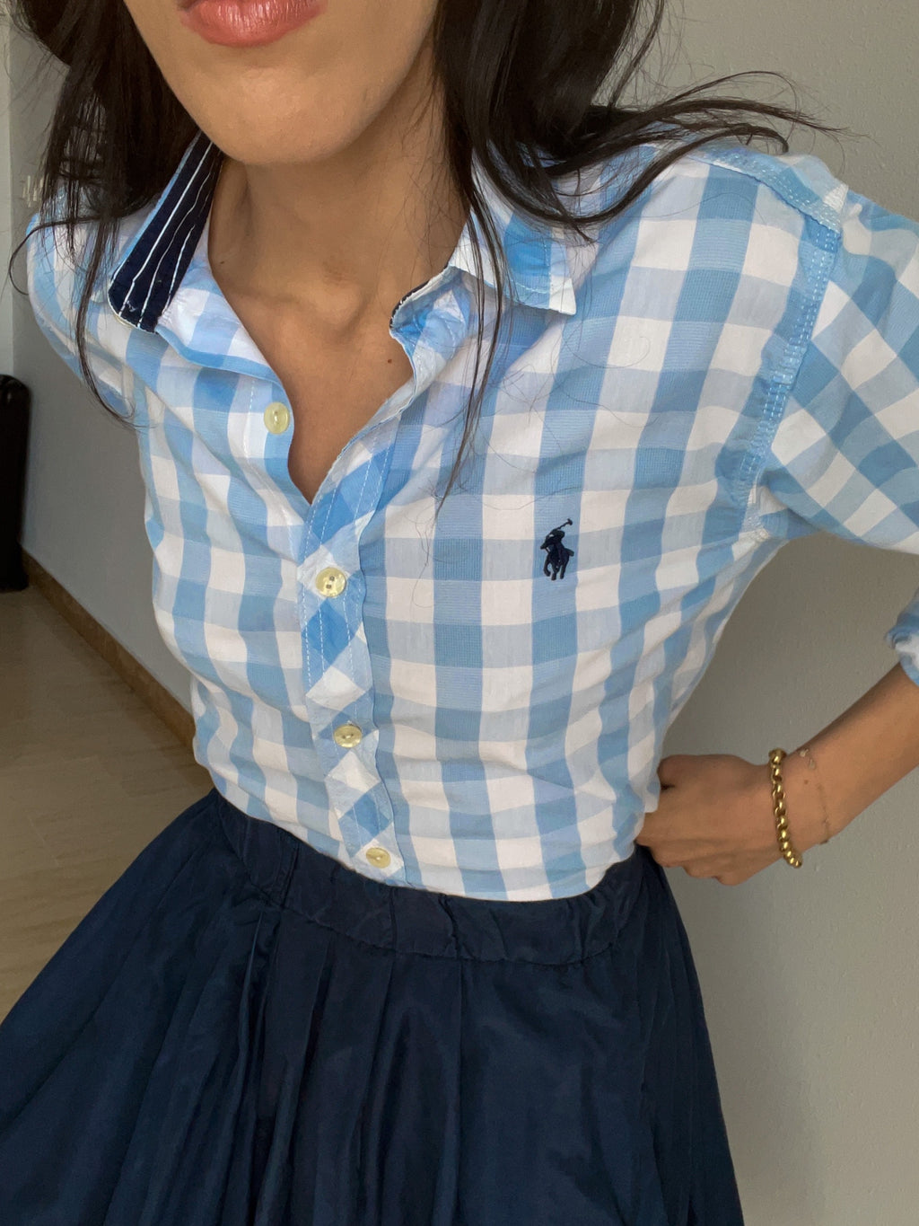 Ralph Lauren maxi  ghingham shirt