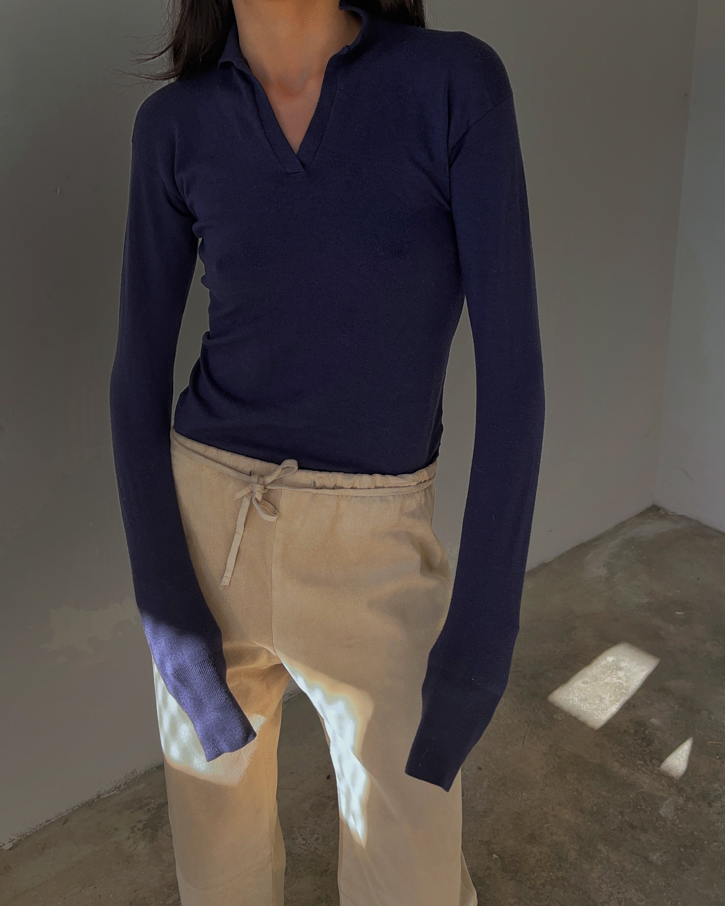 Jil sander wool polo