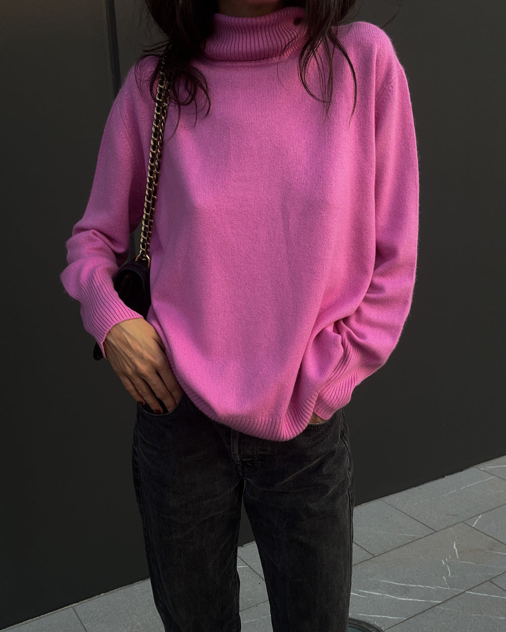 Pink silk n cashmere