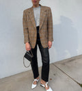 Check blazer