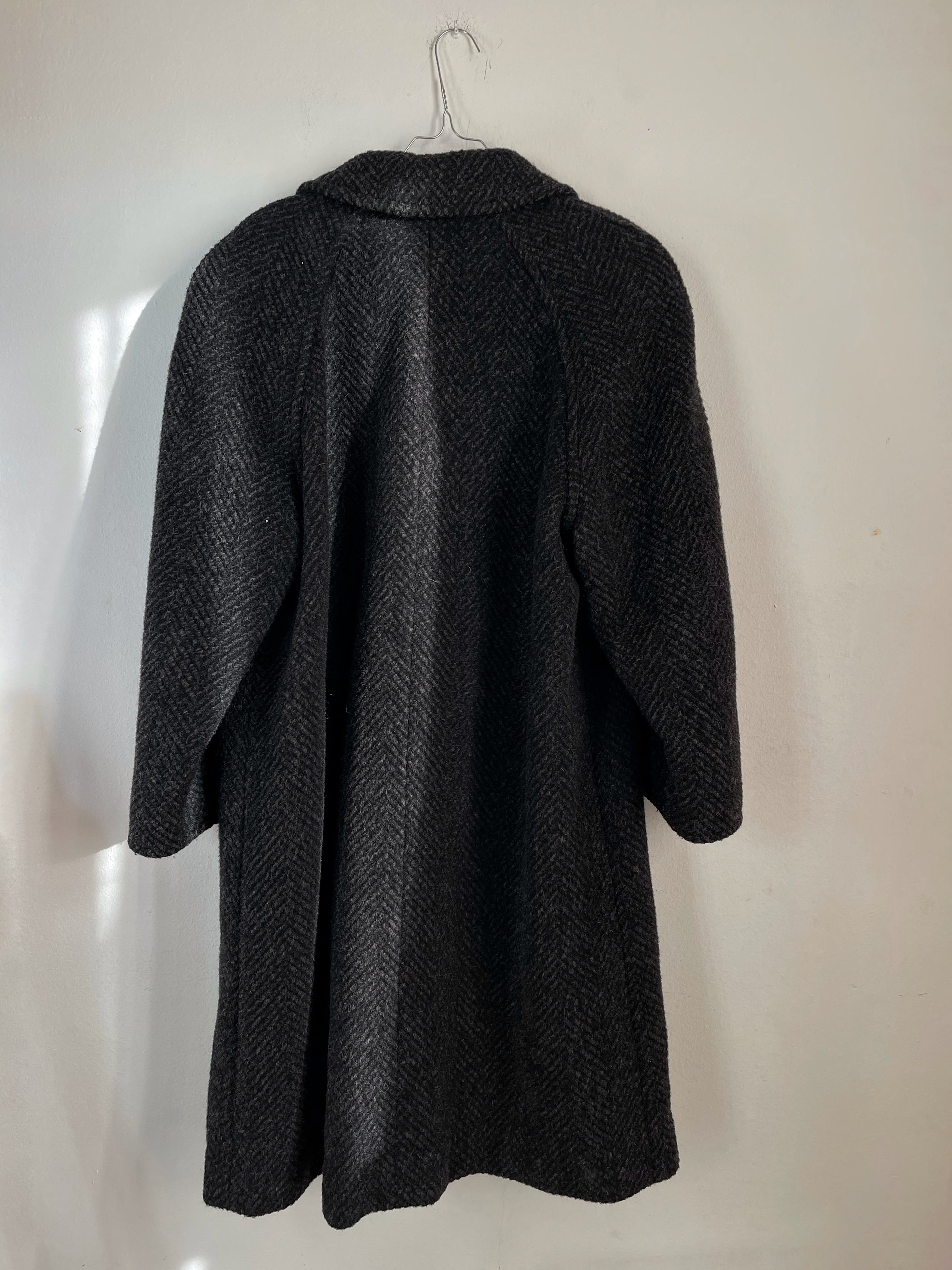 Elena miró herringbone coat
