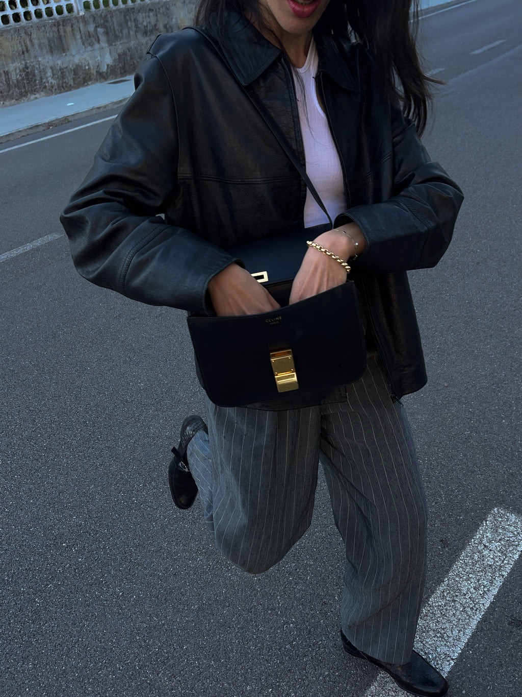 Leather jacket
