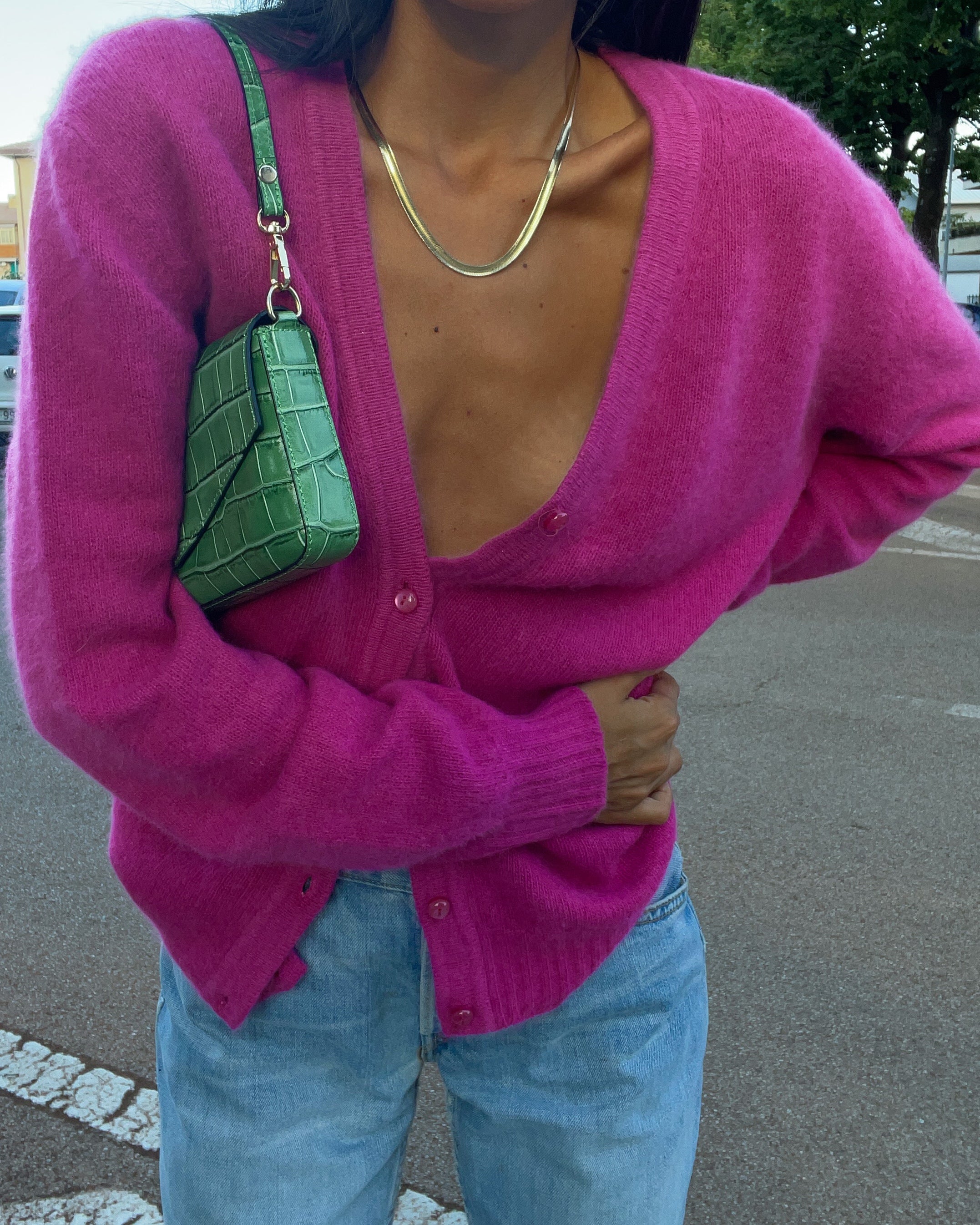 Wool cardigan