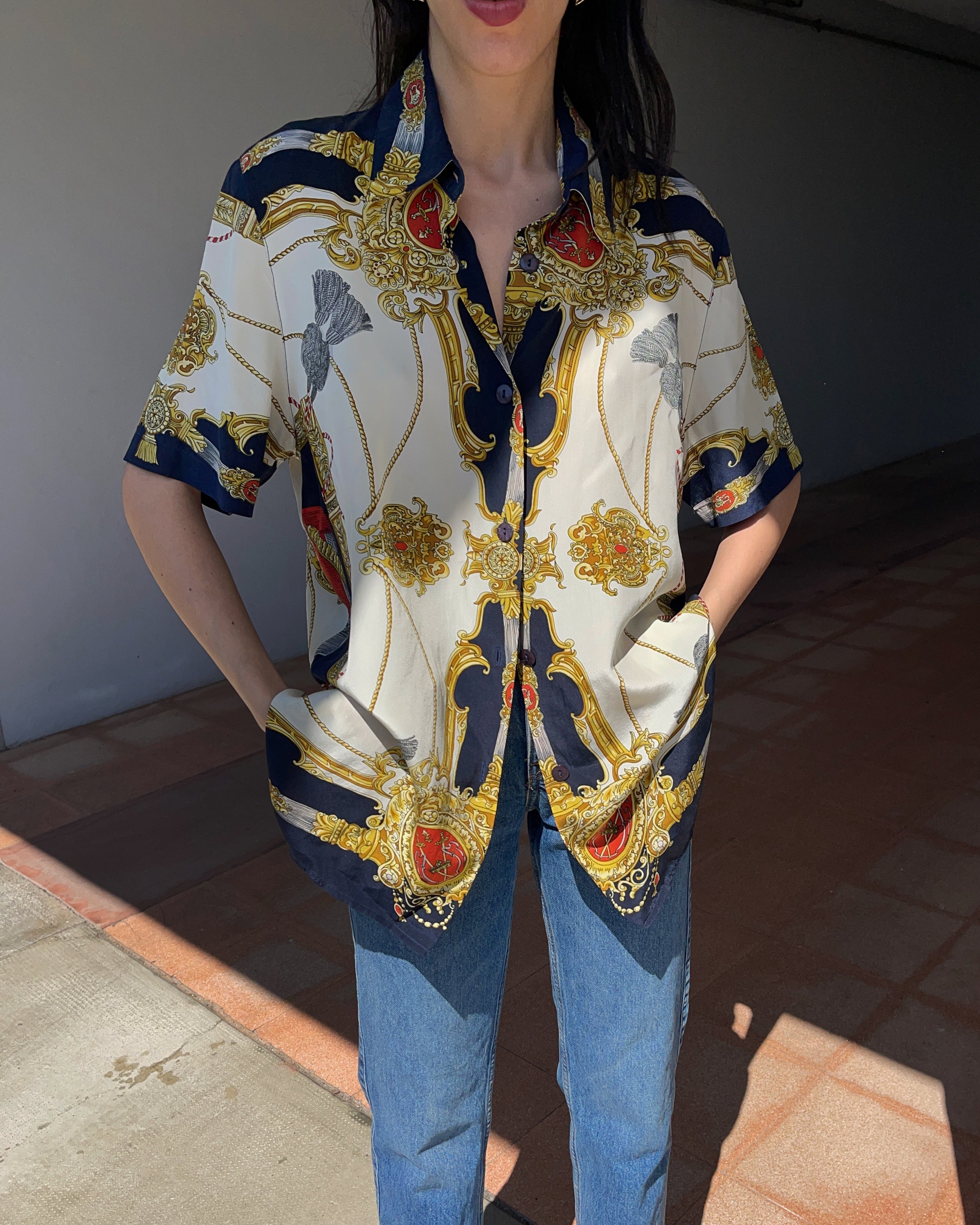 100 silk shirt