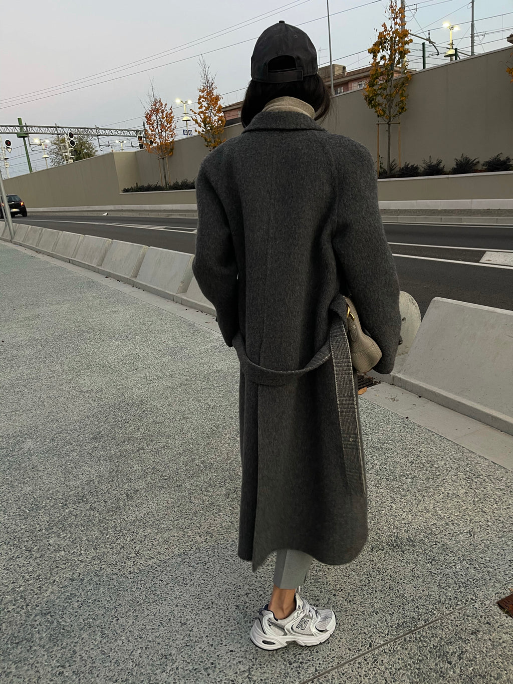 Cappotto grigio alpaca wool
