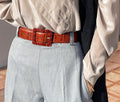 Vintage leather belt