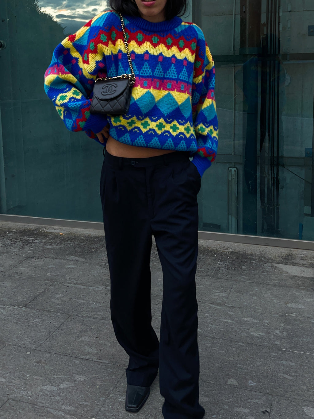 Colourful jumper