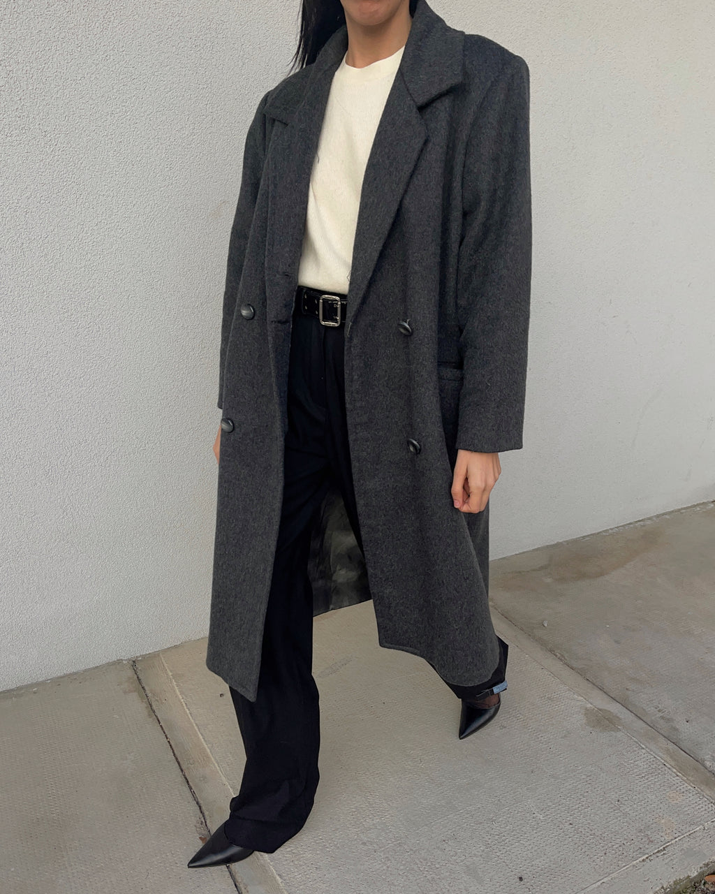 Grey coat