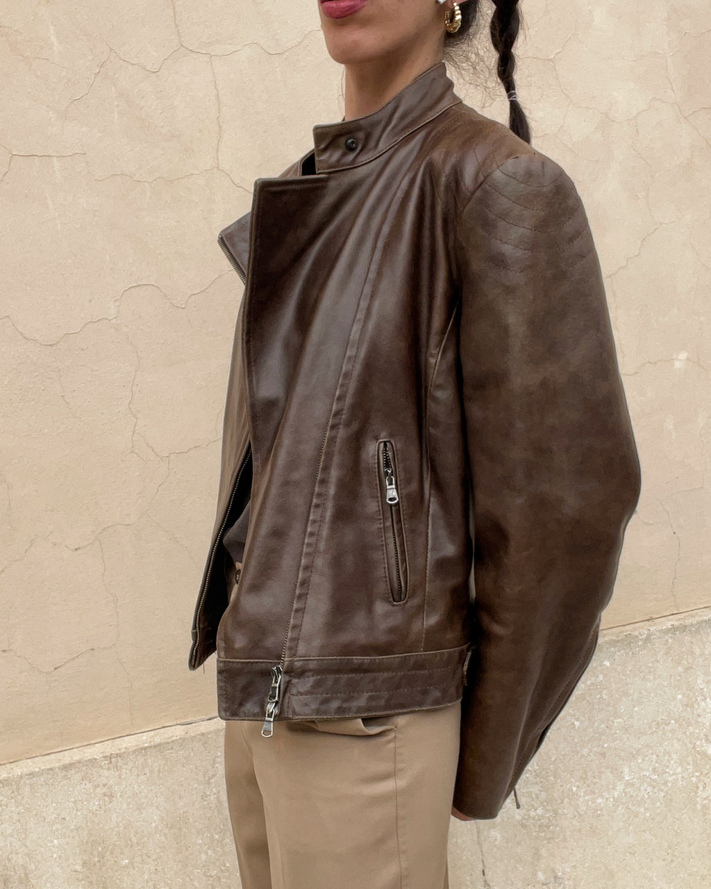 Leather jacket