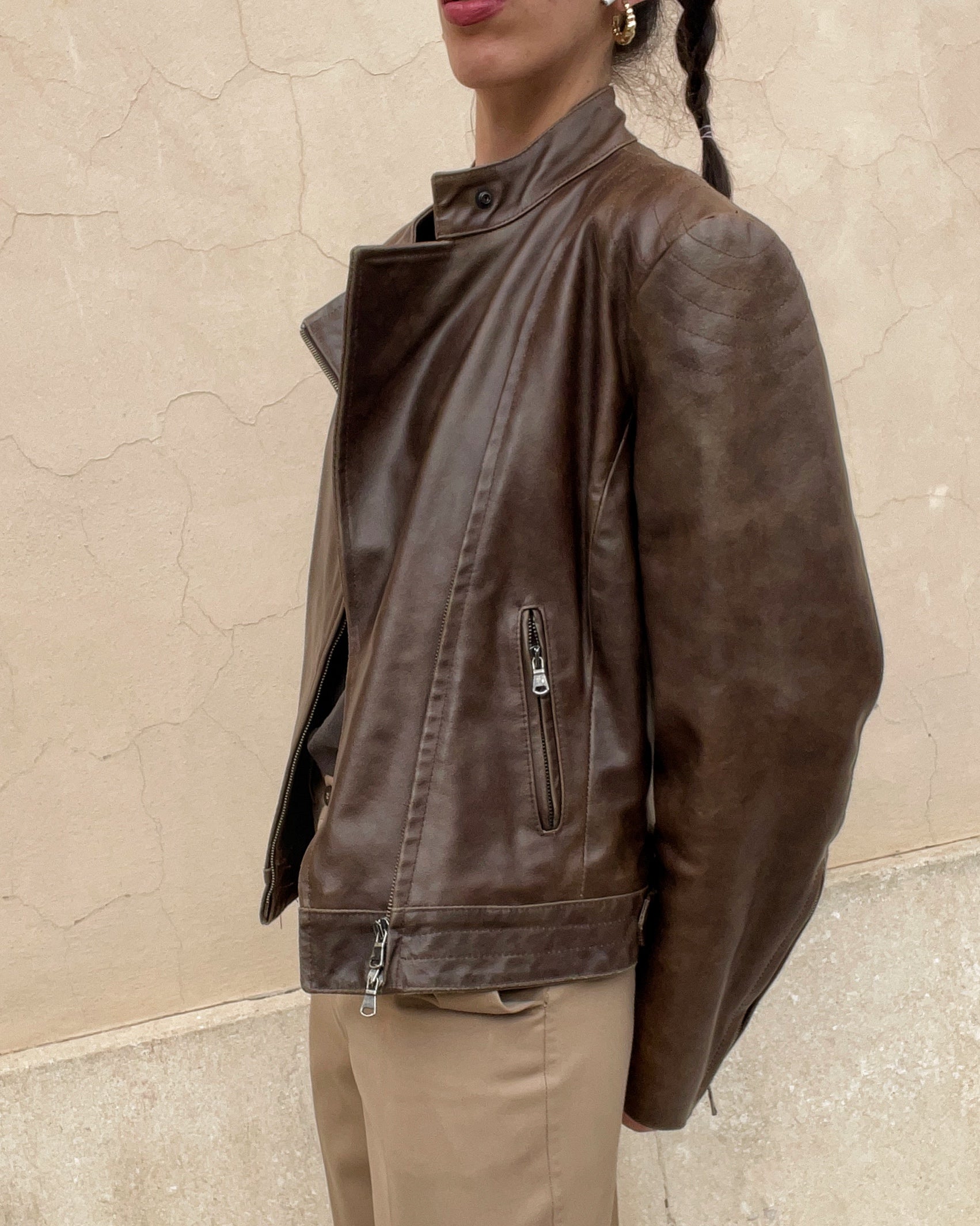 Leather jacket