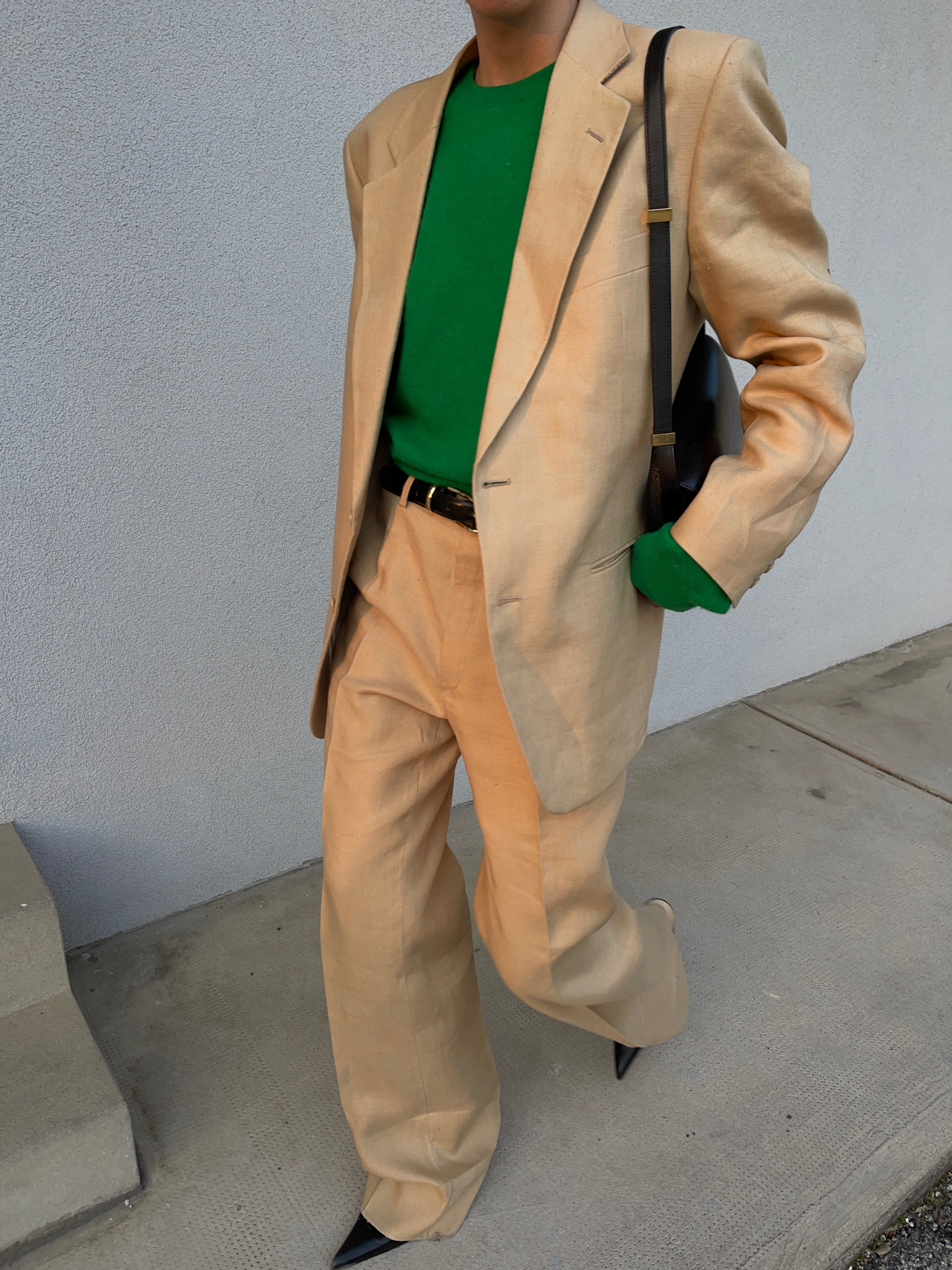 Linen suit