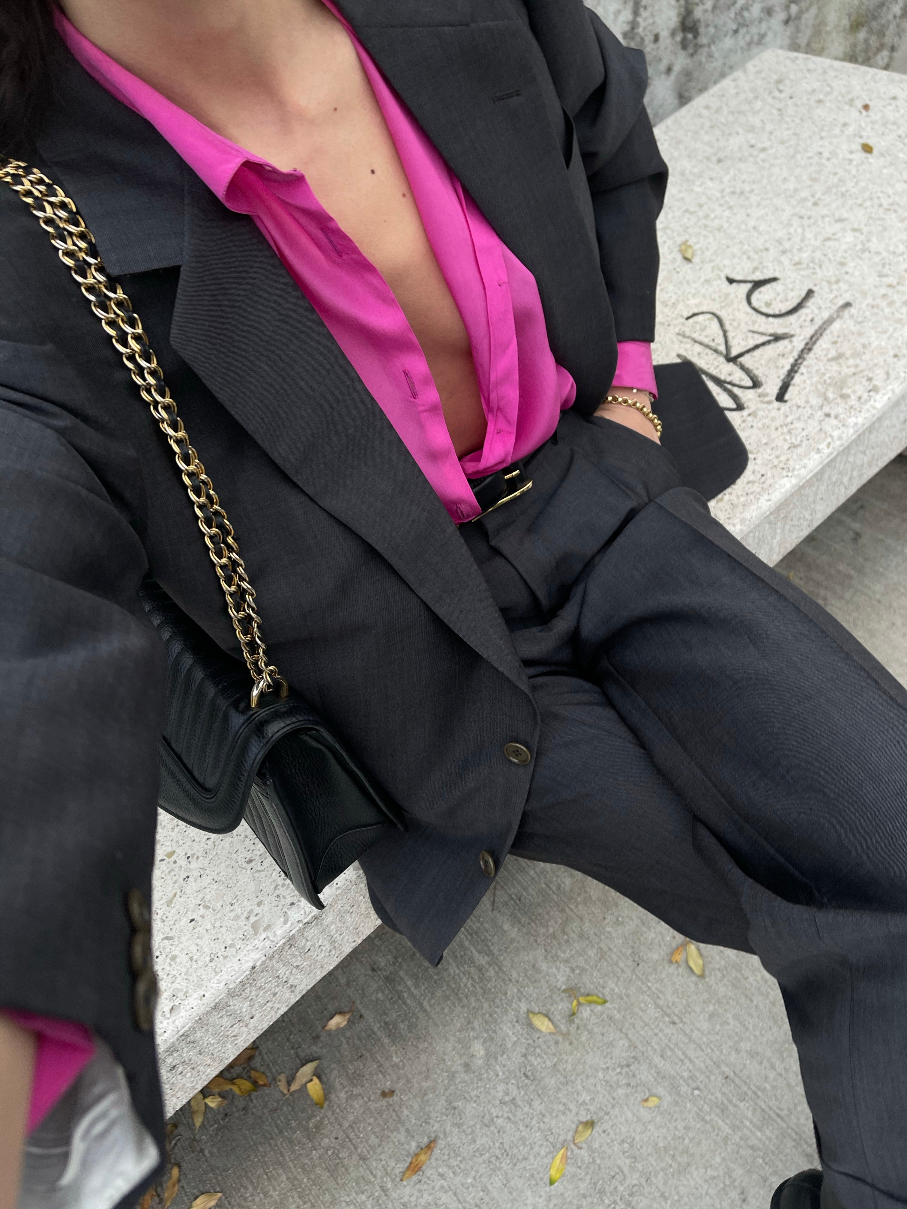 Silk blend shirt