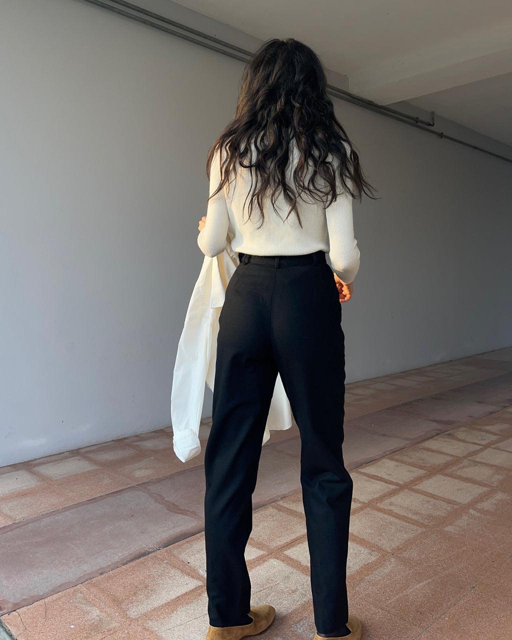 Pantalone classicone 100 lana